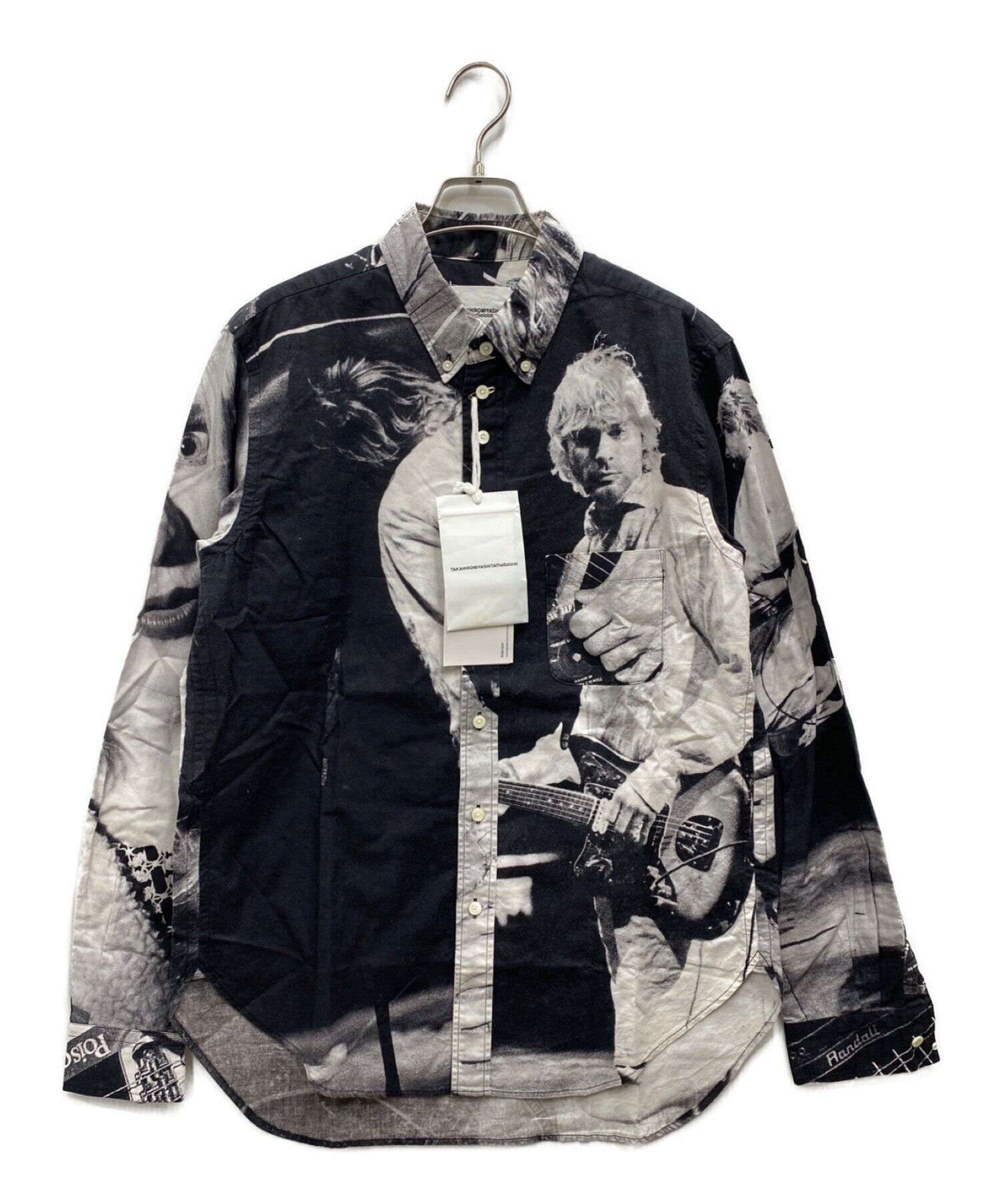 TAKAHIROMIYASHITA TheSoloIst. Kurt Cobain photo button-down shirt