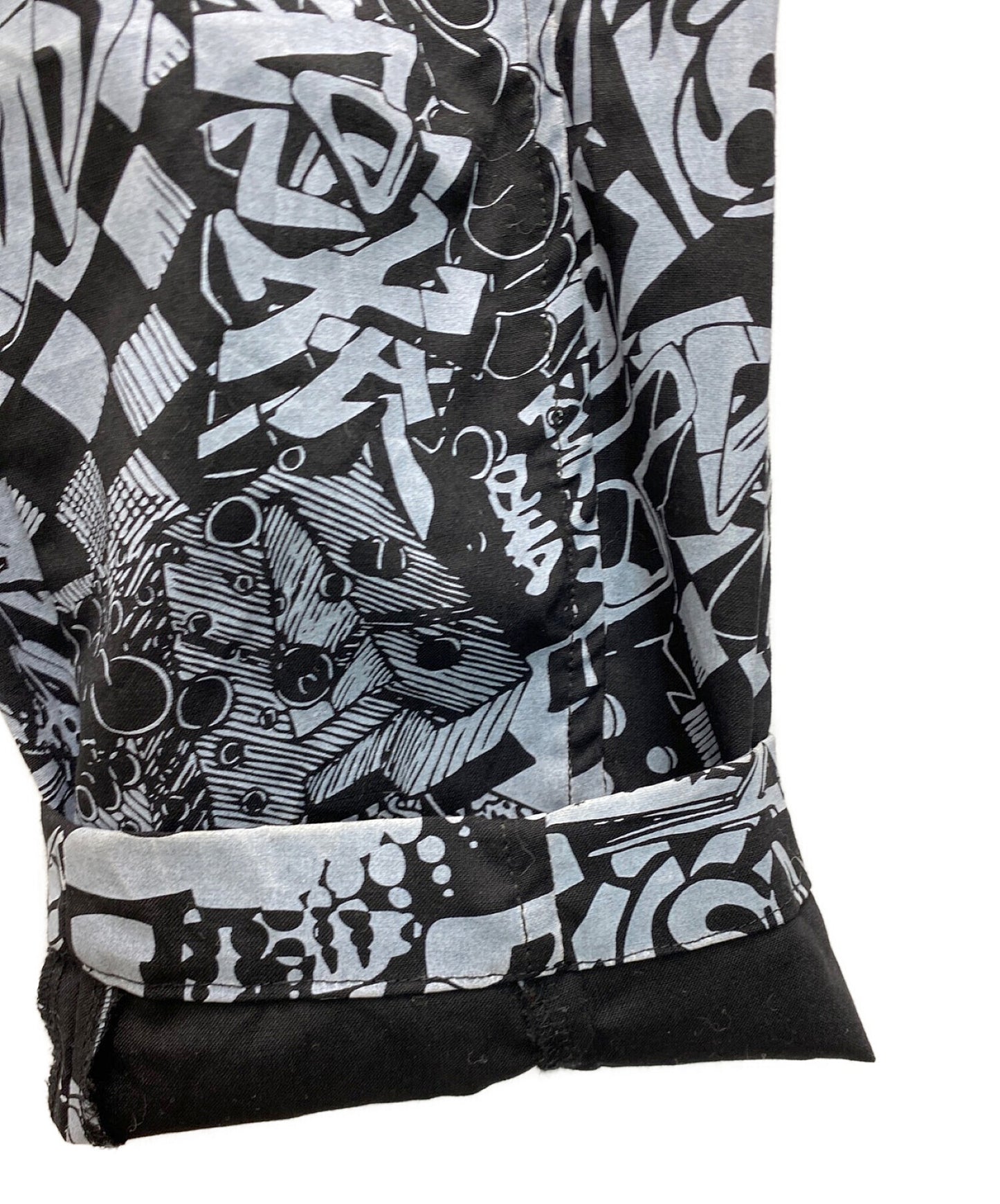 전체 패턴 1d-P004의 Black Comme des Garcons 전장 바지