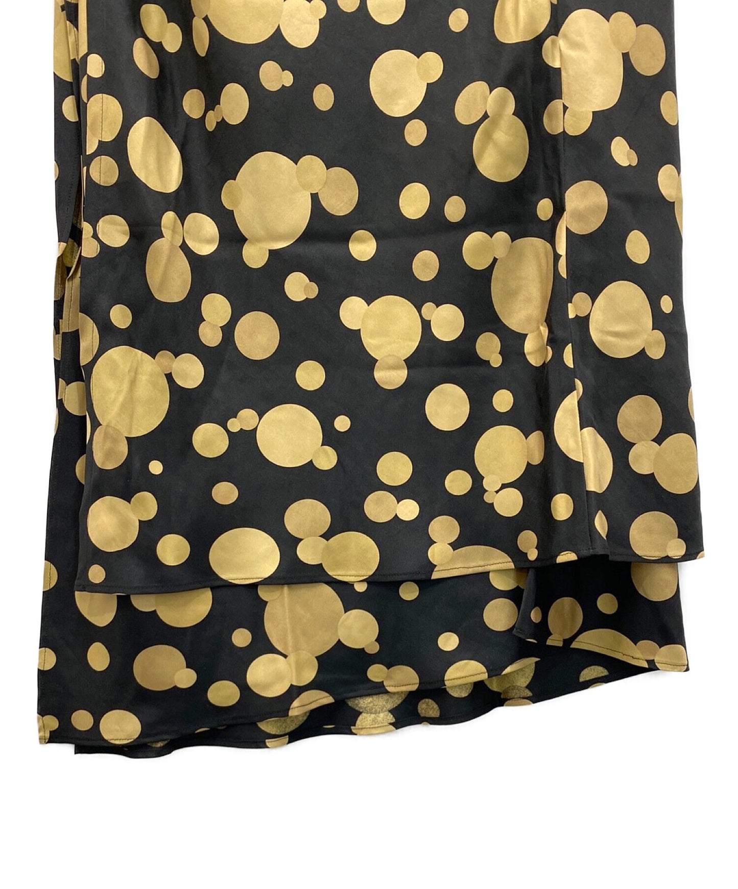 Yohji Yamamoto+Noir Silk Dot 스커트 NX-S02-408