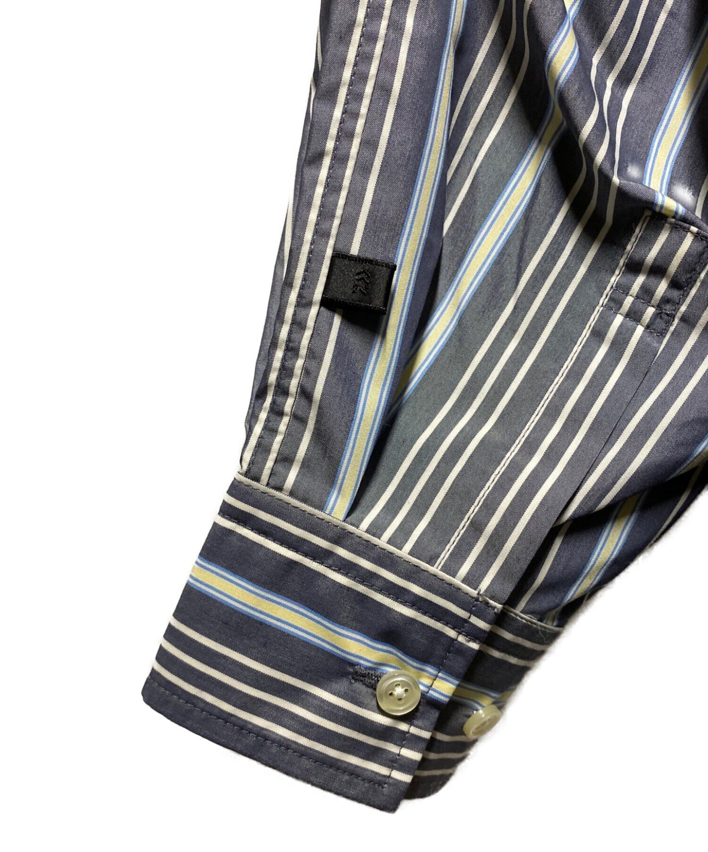 Daiwa Pier39 22FW 기술 버튼 다운 셔츠 L/S Stripe Be-89022w