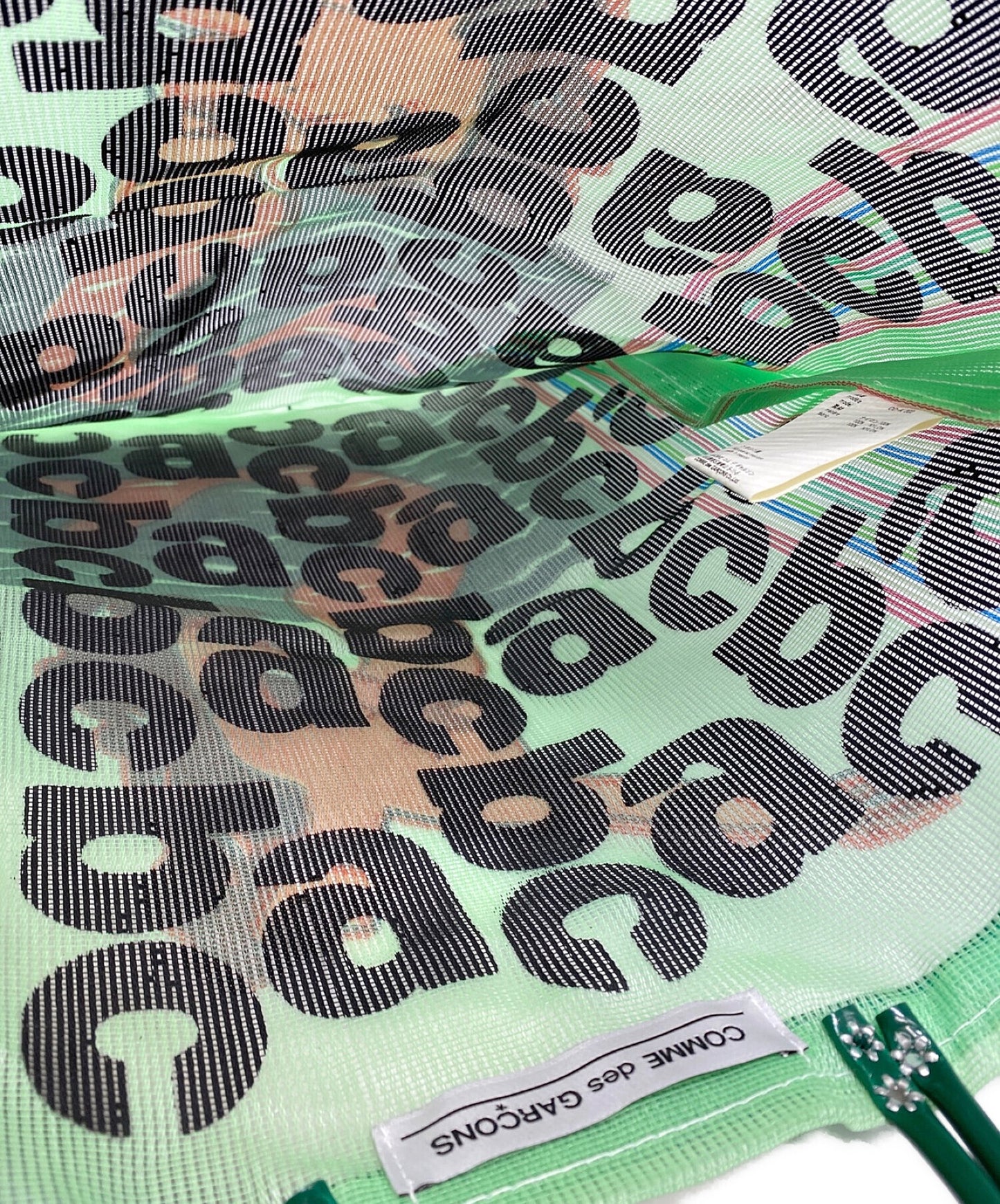 Comme des Garcons ช็อปปิ้ง Nylon Tote Bag OD-K202