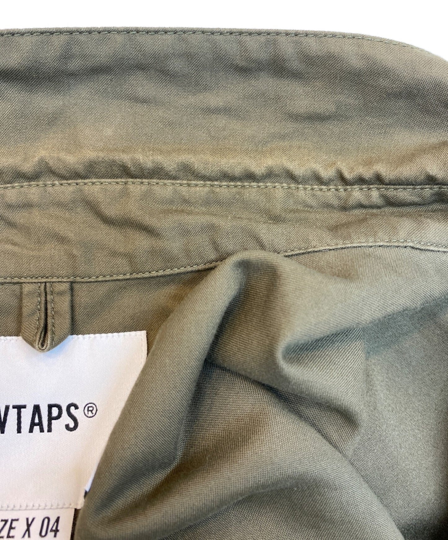 WTAPS 데크 SS / 셔츠. 면. 새틴 191TQDT-SHM02