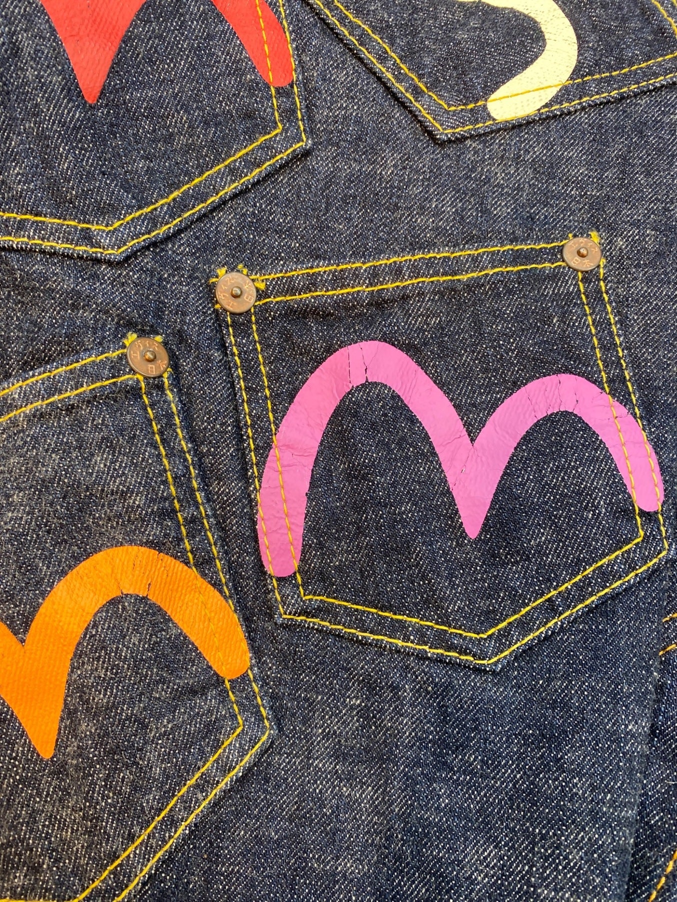 Evisu 0119 Menie 포켓 데님 바지