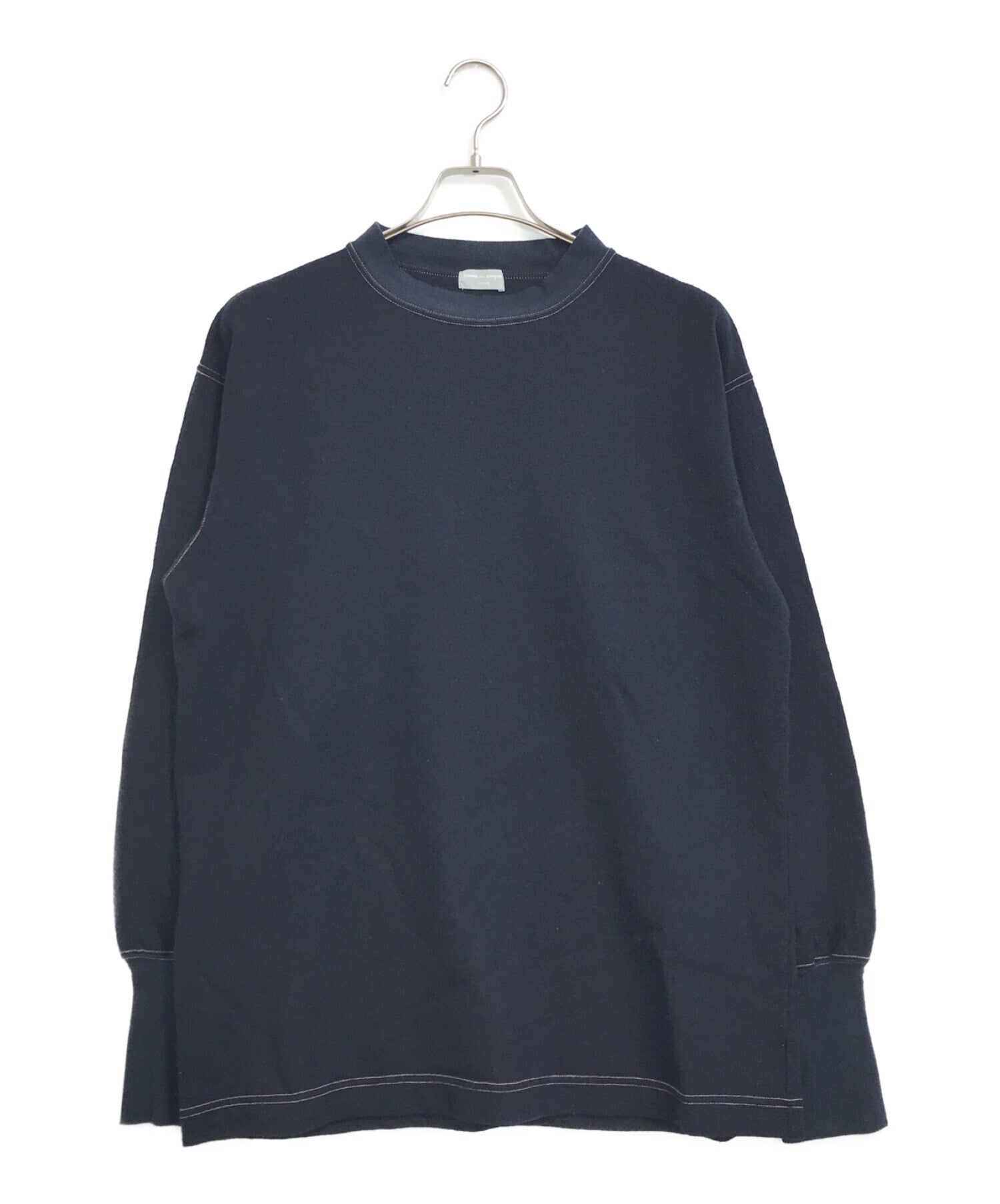 COMME des GARCONS HOMME 1990年代 ウールハーフコート 黒 M