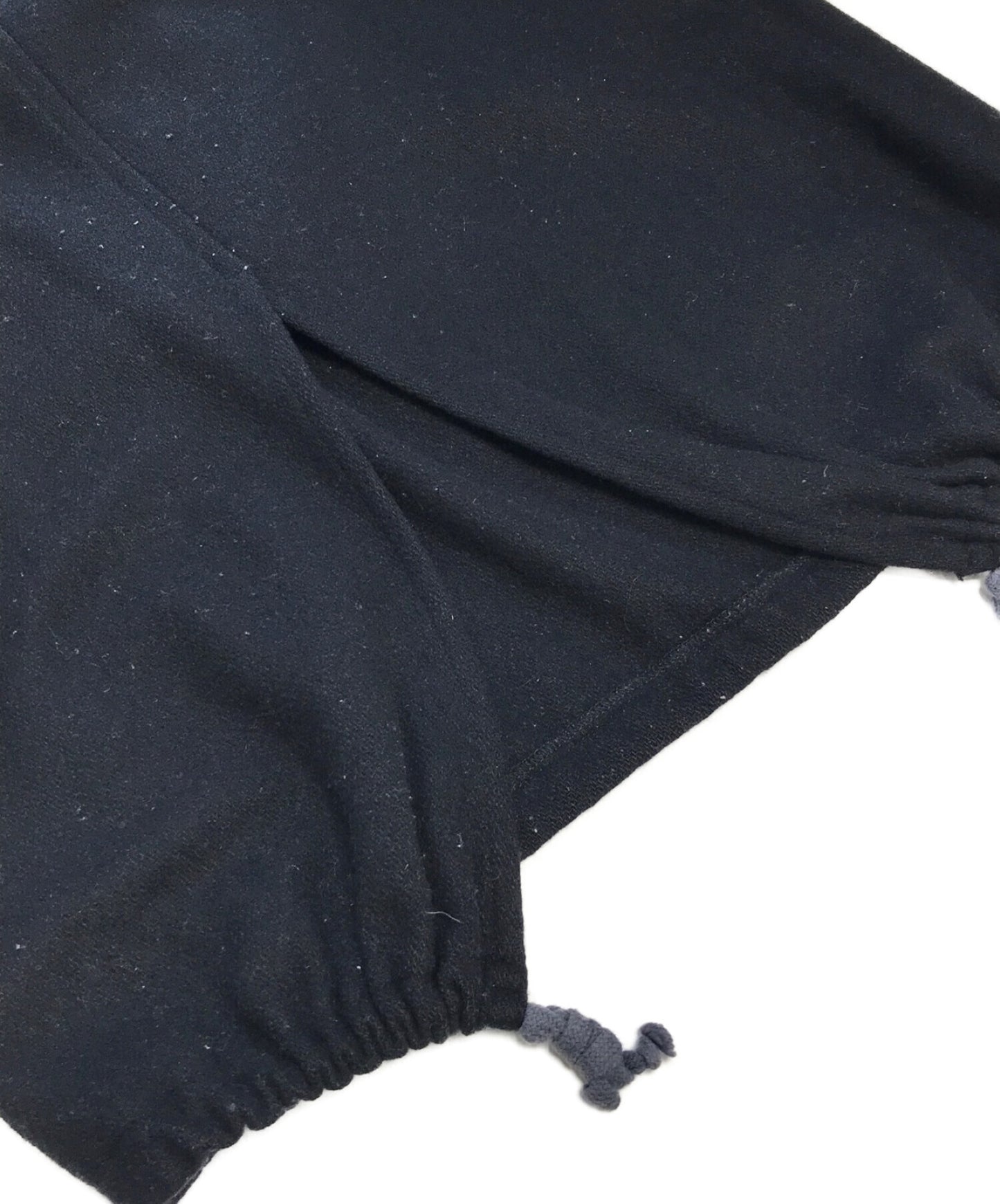 Comme des Garcons Comme des Garcons 슬릿 헴 멜튼 스커트 W5S009