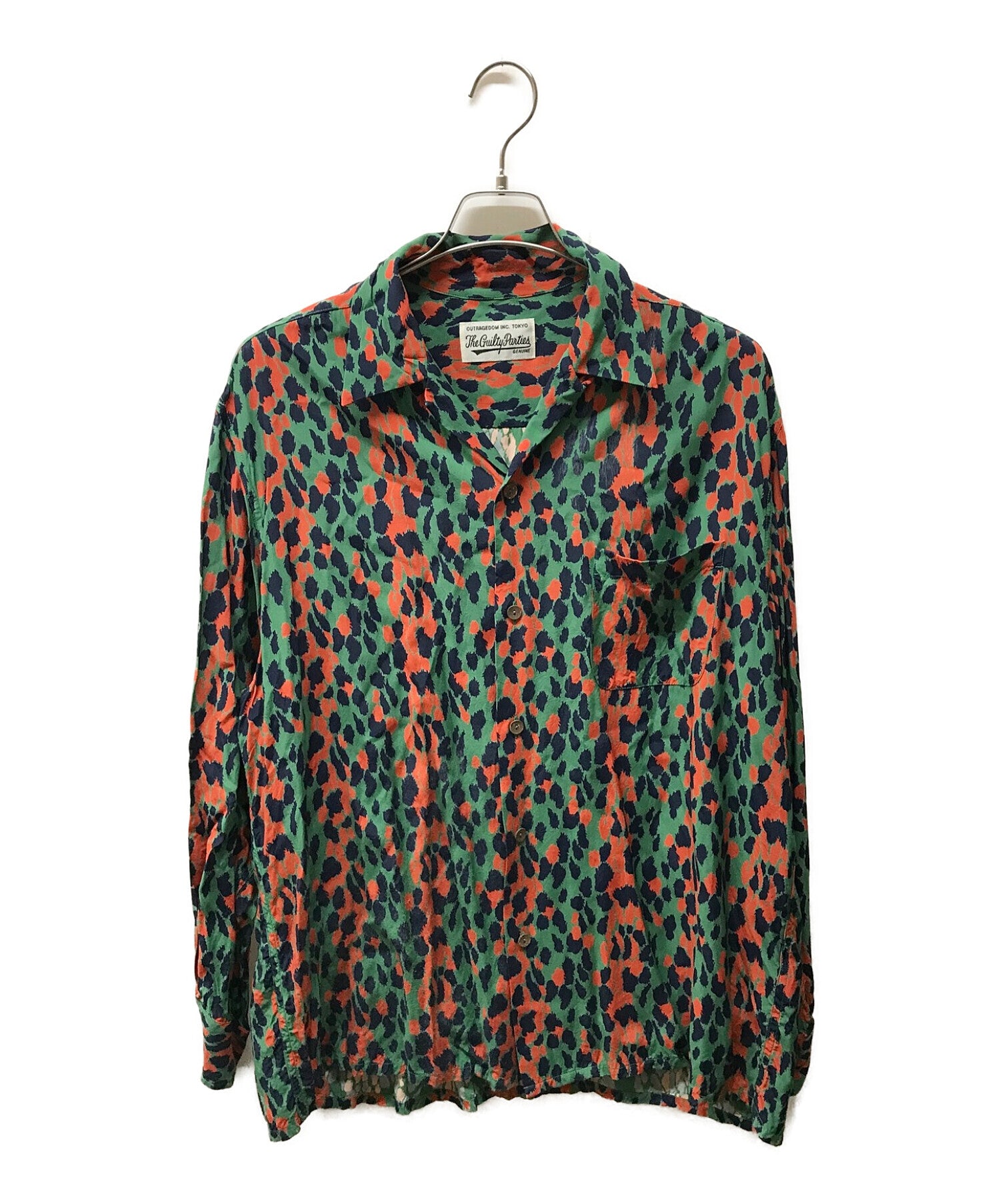 WACKO MARIA HAWAIIAN SHIRT L/S/Leopard shirt | Archive Factory