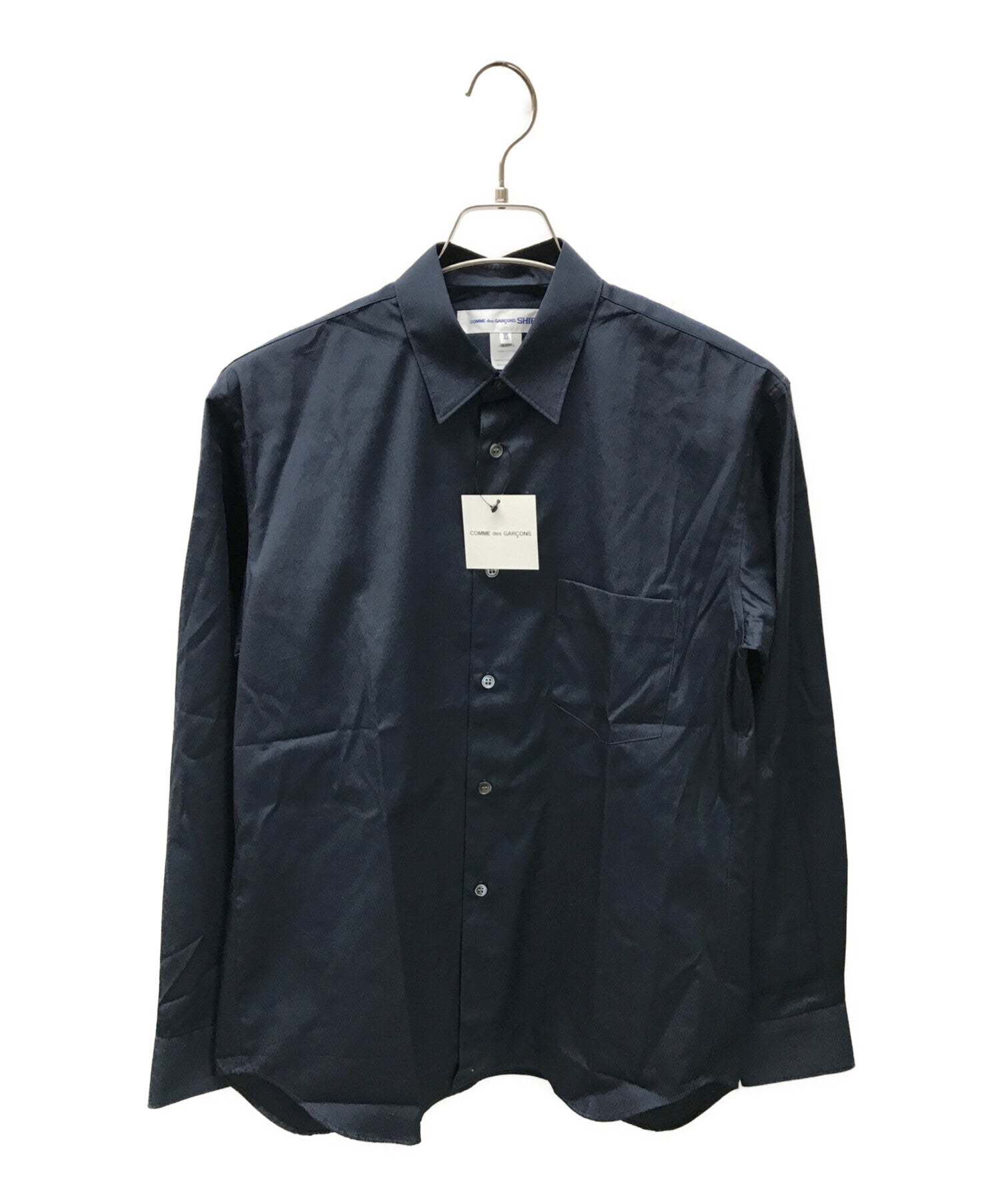 COMME des GARÇONS SHIRTS ネイビー ナロークラシック Digital ファッション COMME des GARÇONS SHIRTS ネイビー