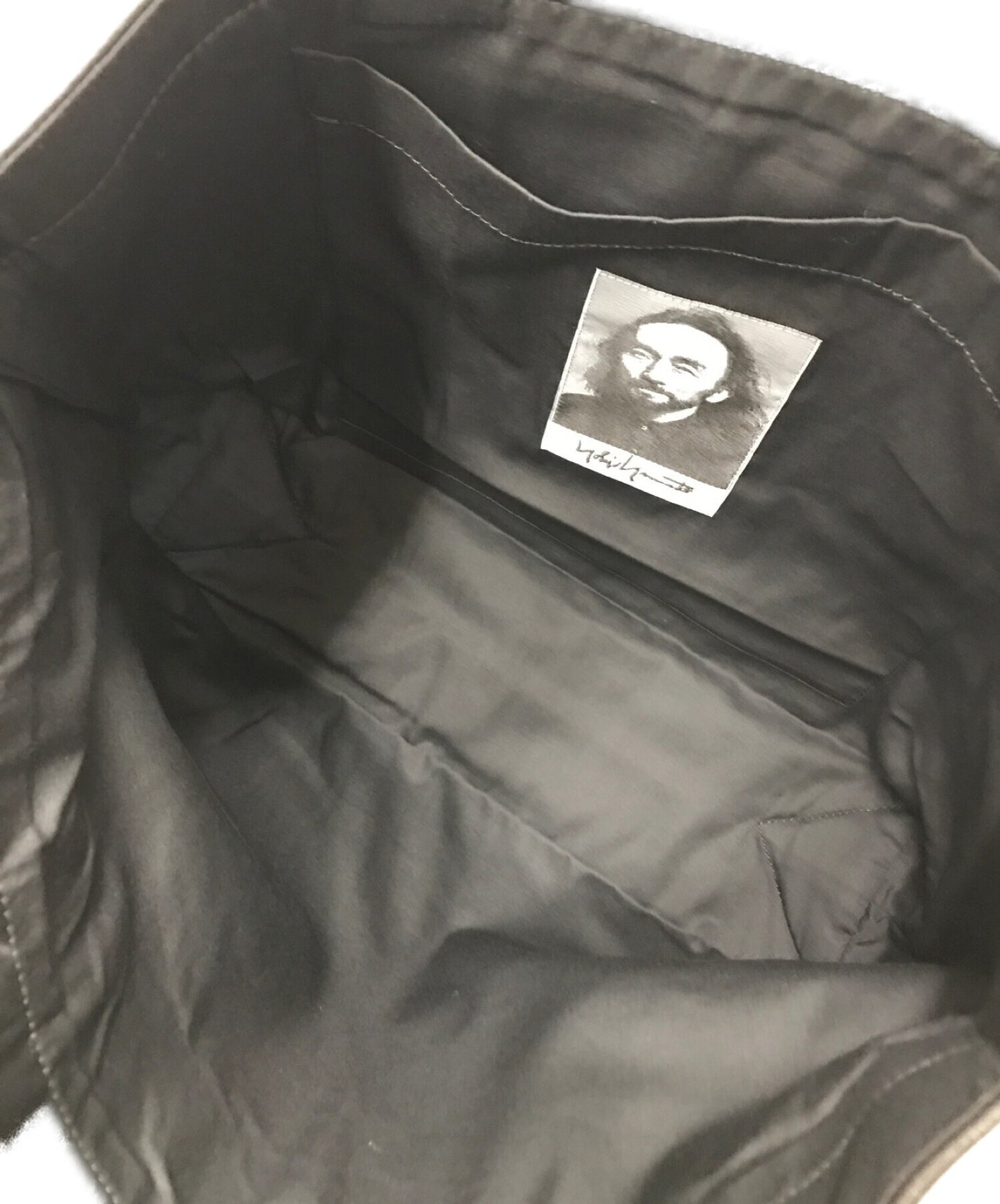 Yohji Yamamoto迷你皮革手提袋