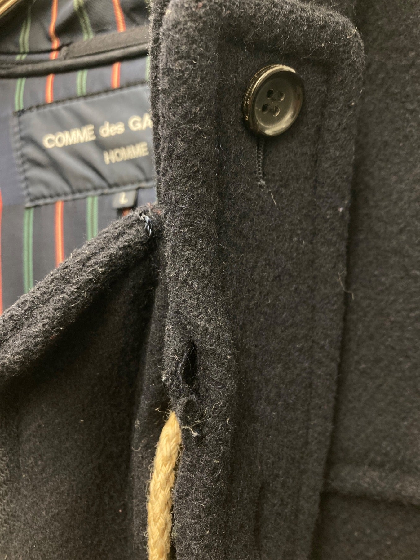 Comme des Garcons Homme 더플 코트 HR-C034