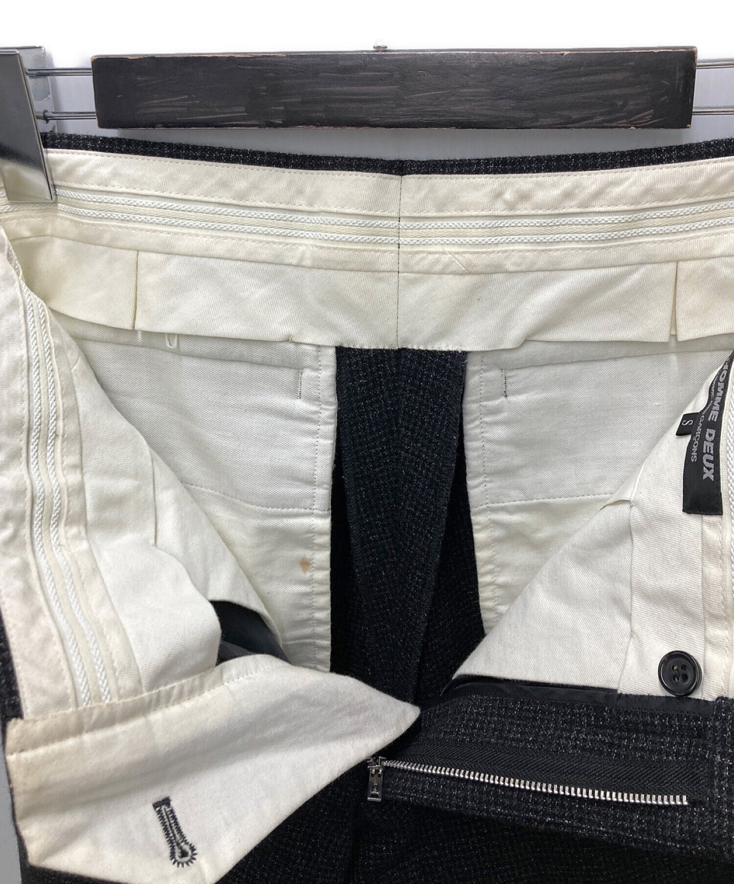 COMME DES GARCONS HOMME DEUX 3B設置西裝羊毛羊毛夾克羊毛羊毛夾克DP-J003褲子DP-P003