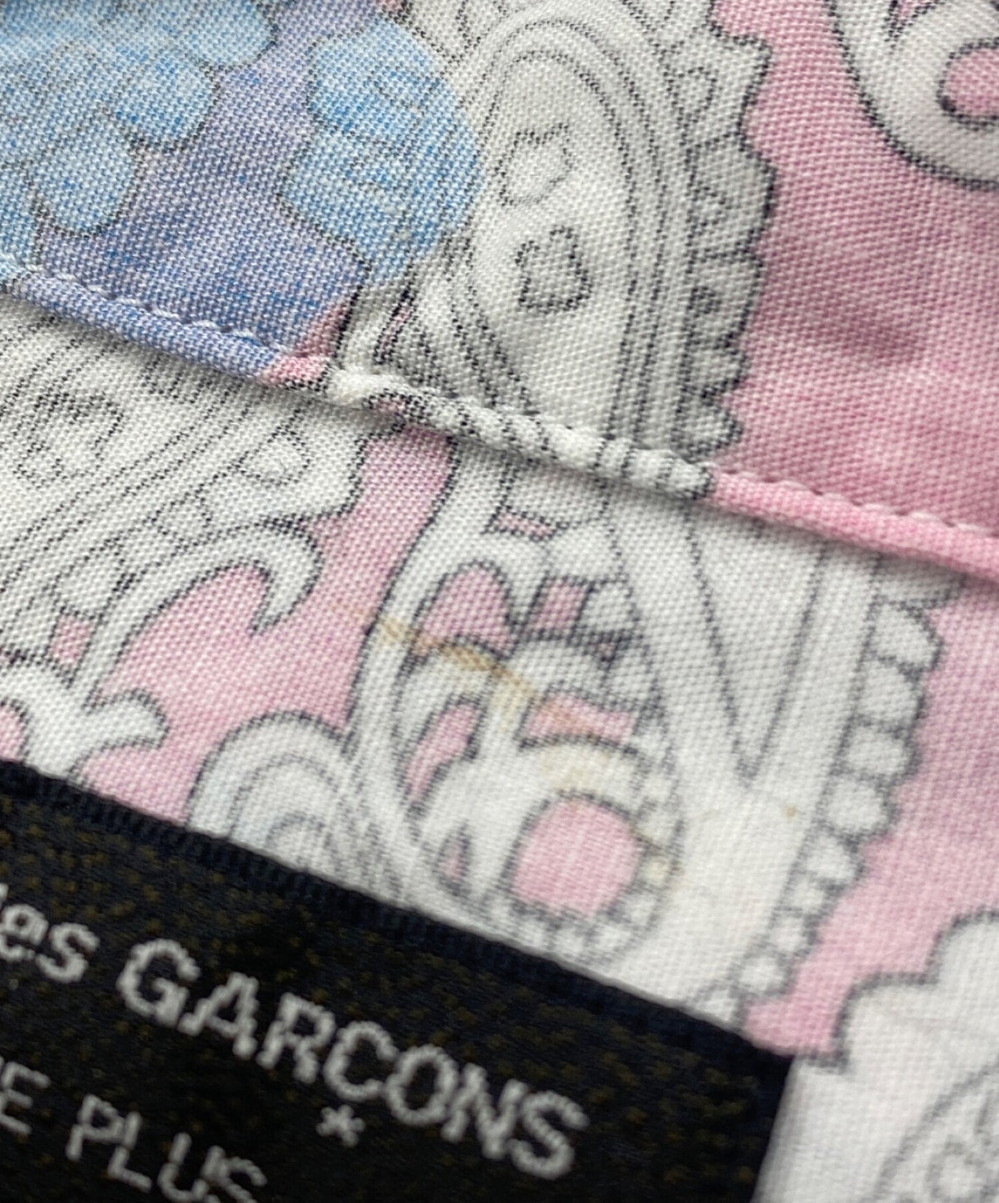 Comme des Garcons Homme Plus Inside Out Paisley 셔츠 AD2007 PA-B040