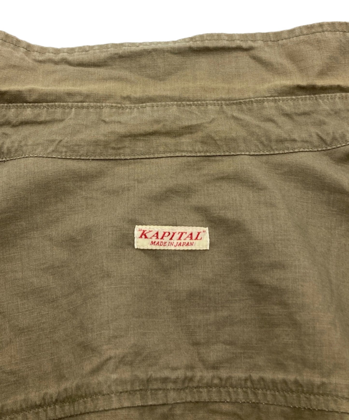 kapital棉花衬衫大衣/长衬衫