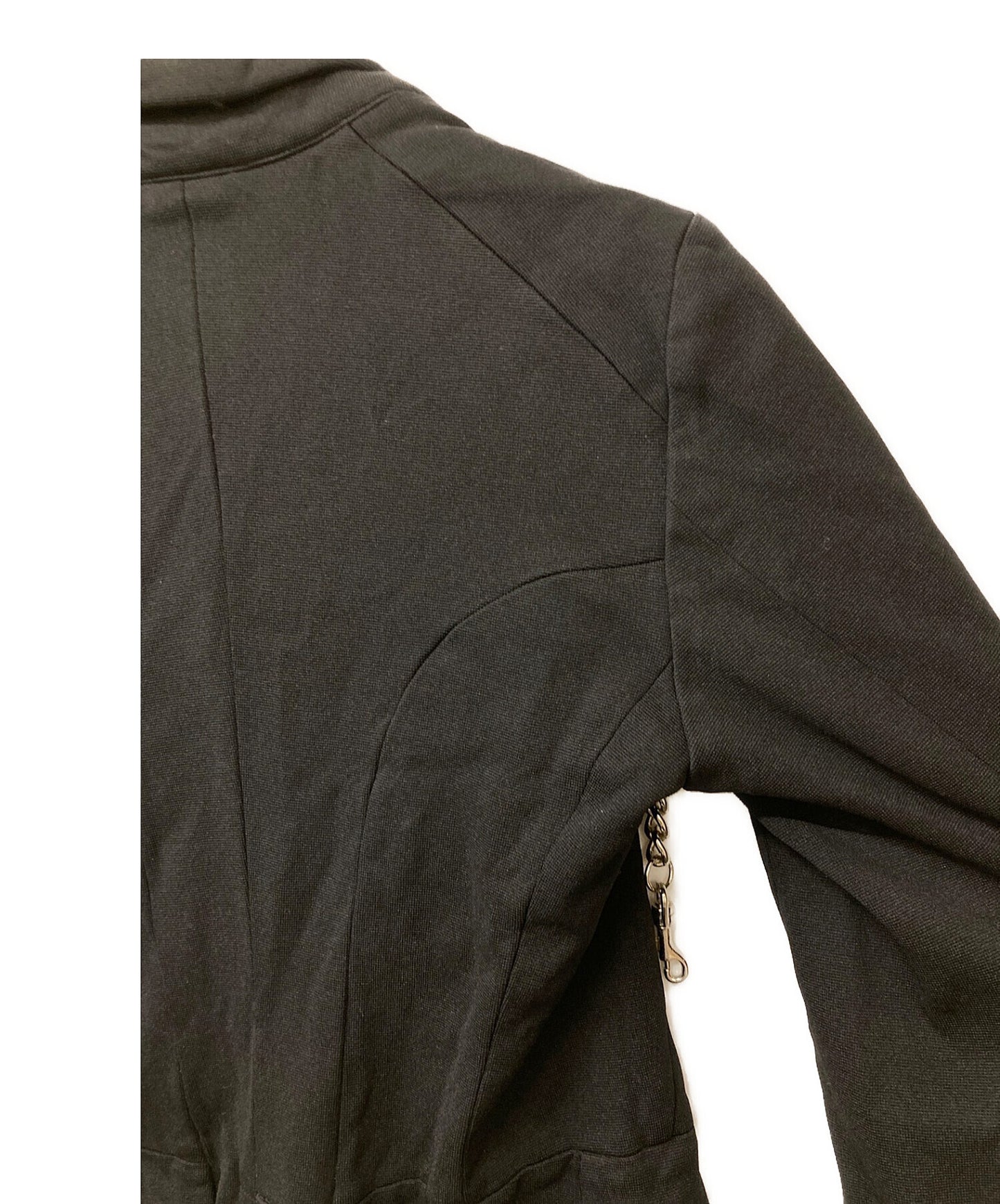 Comme des Garcons Comme des Garcons AD2008 Poly Krink-Inink-Inink-Inink-wrap產品染色酯鏈夾克 /設計夾克 / 2B夾克RB-J023