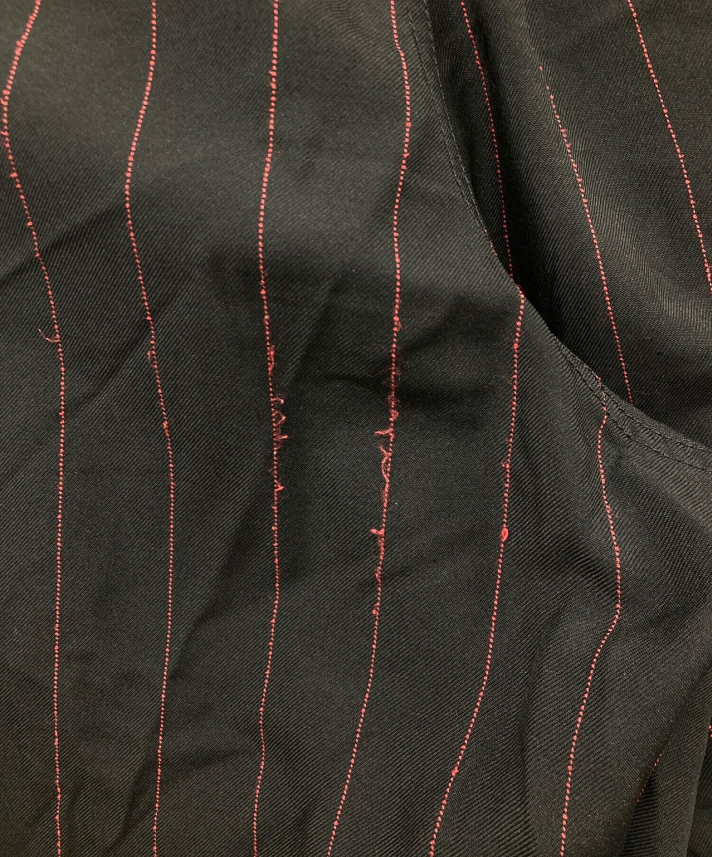 Comme des garcons homme deux 22ss poly shrink-wrap stuck tuck tuck tapered กางเกง di-p030