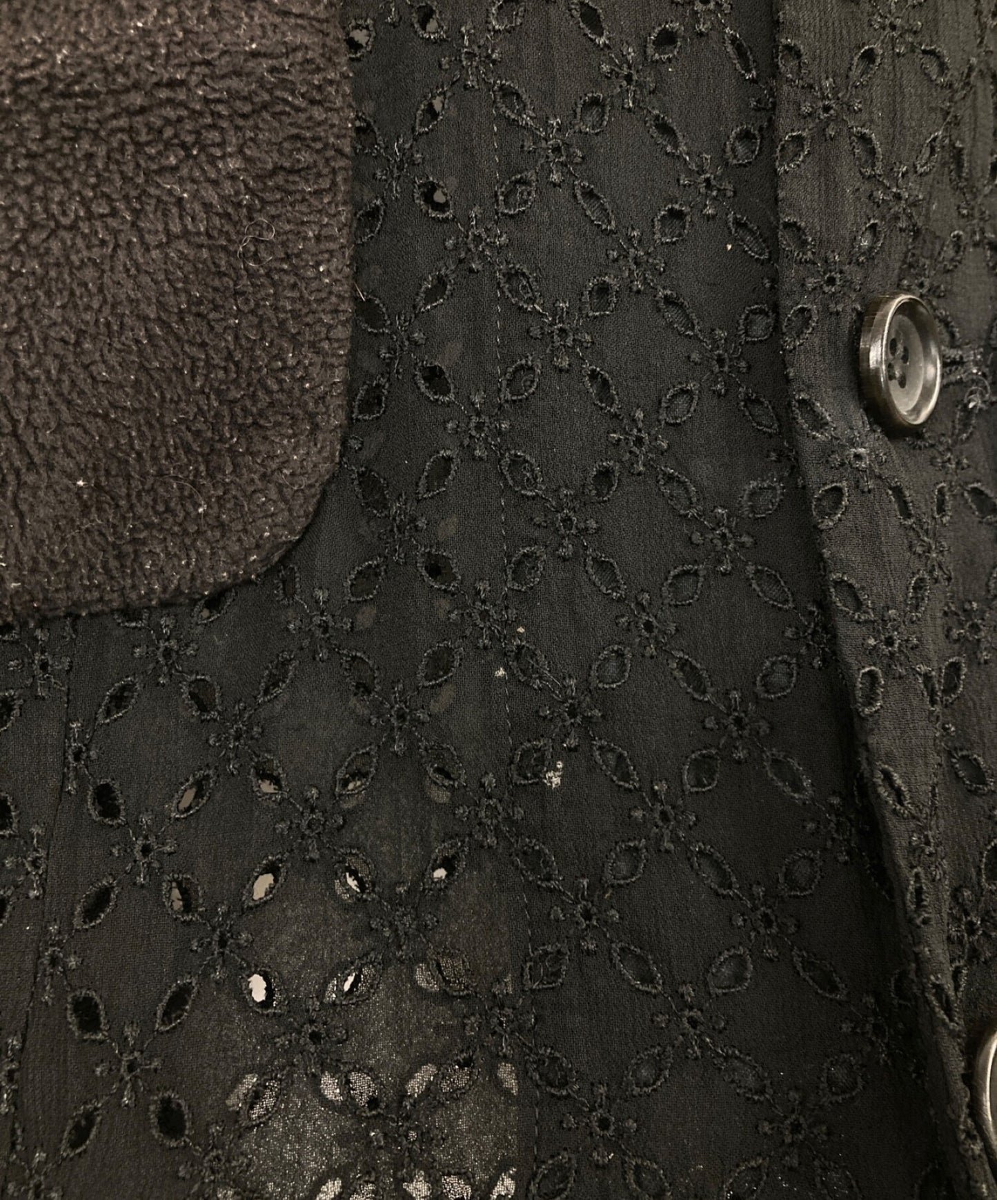 Comme des Garcons comme des Garcons蕾絲殼夾克 /襯衫夾克 /設計夾克RK-J029