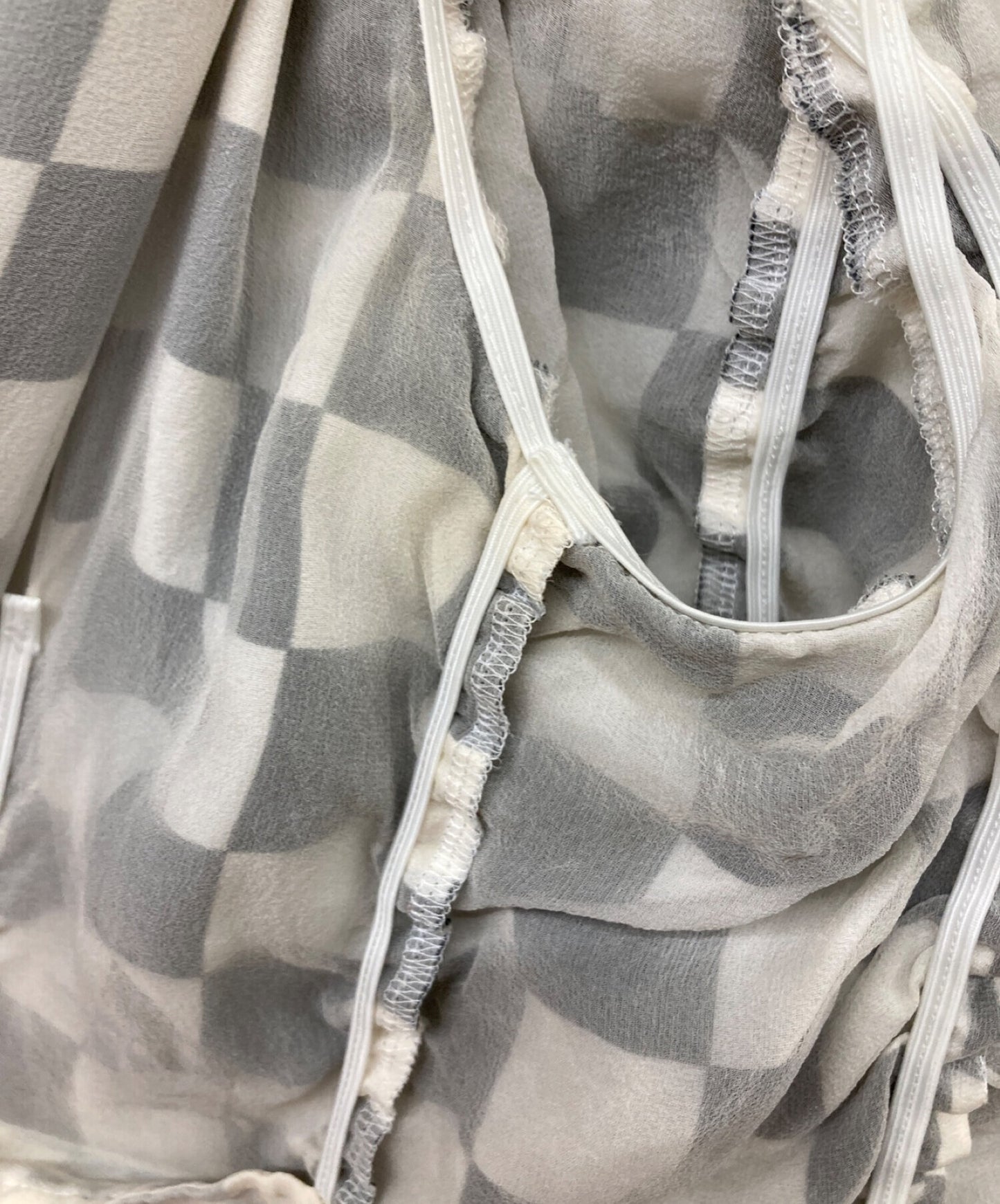 Comme des Garcons Comme des Garcons AD2009检查分层设计衬衫/丝绸衬衫RE-J032