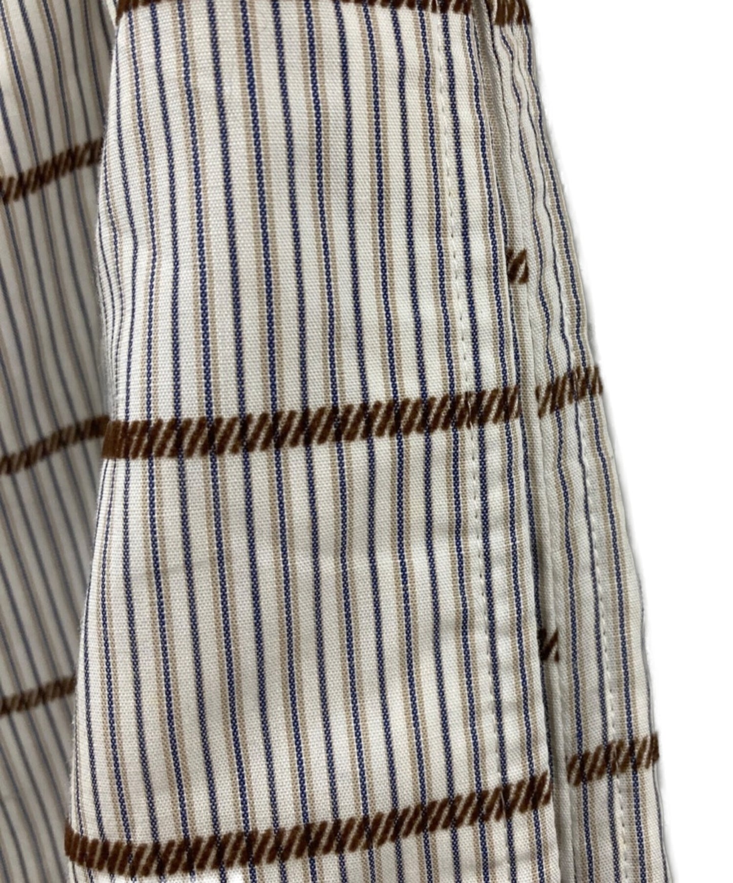 Comme des Garcons Homme Plus 97SS易於條紋褲子/寬褲/錐形褲/鈕扣飛行PP-10065M