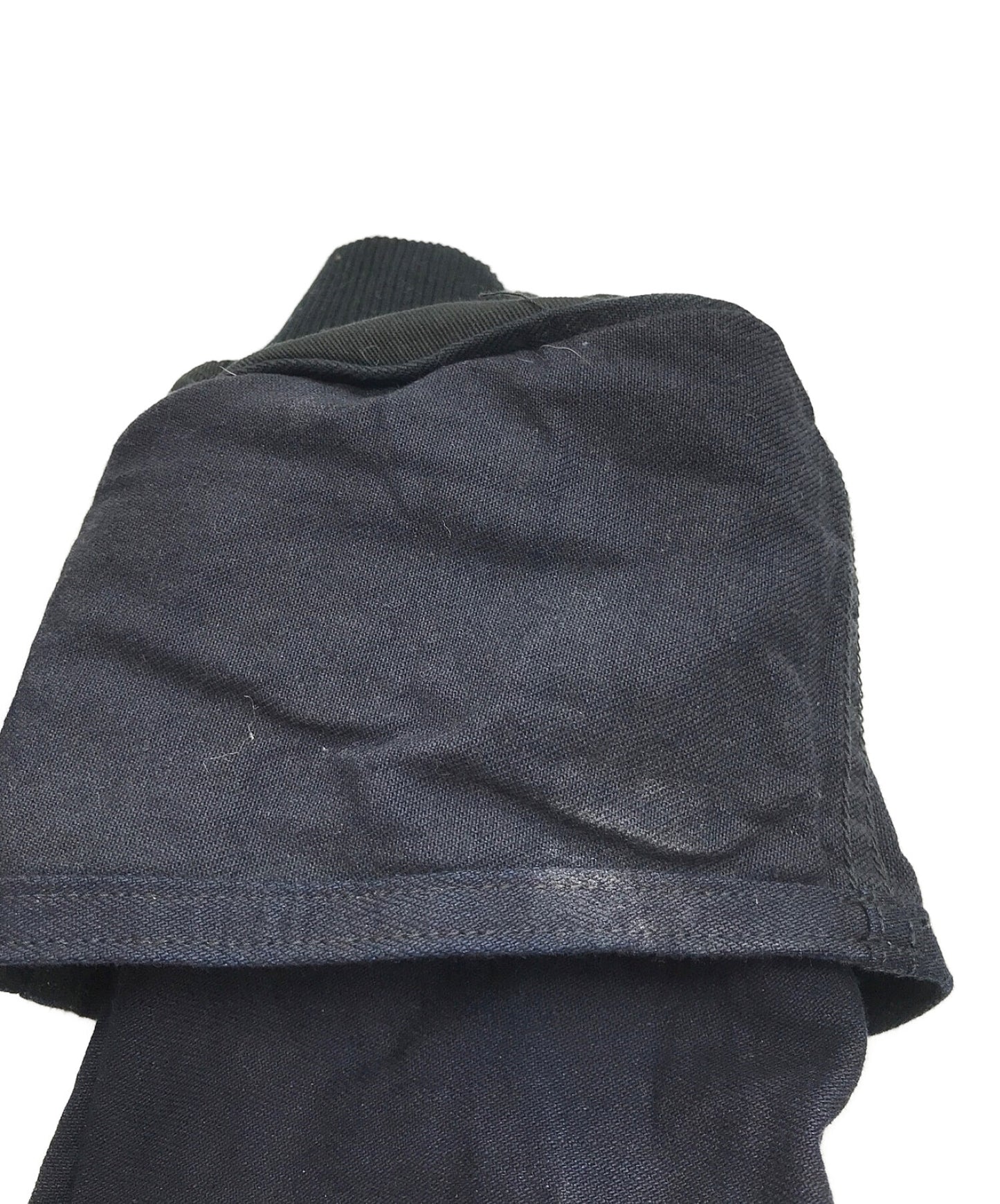 Kapital 10oz idg × 블랙 데님 트라글 키 큰 반지 코트 K1909LJ044