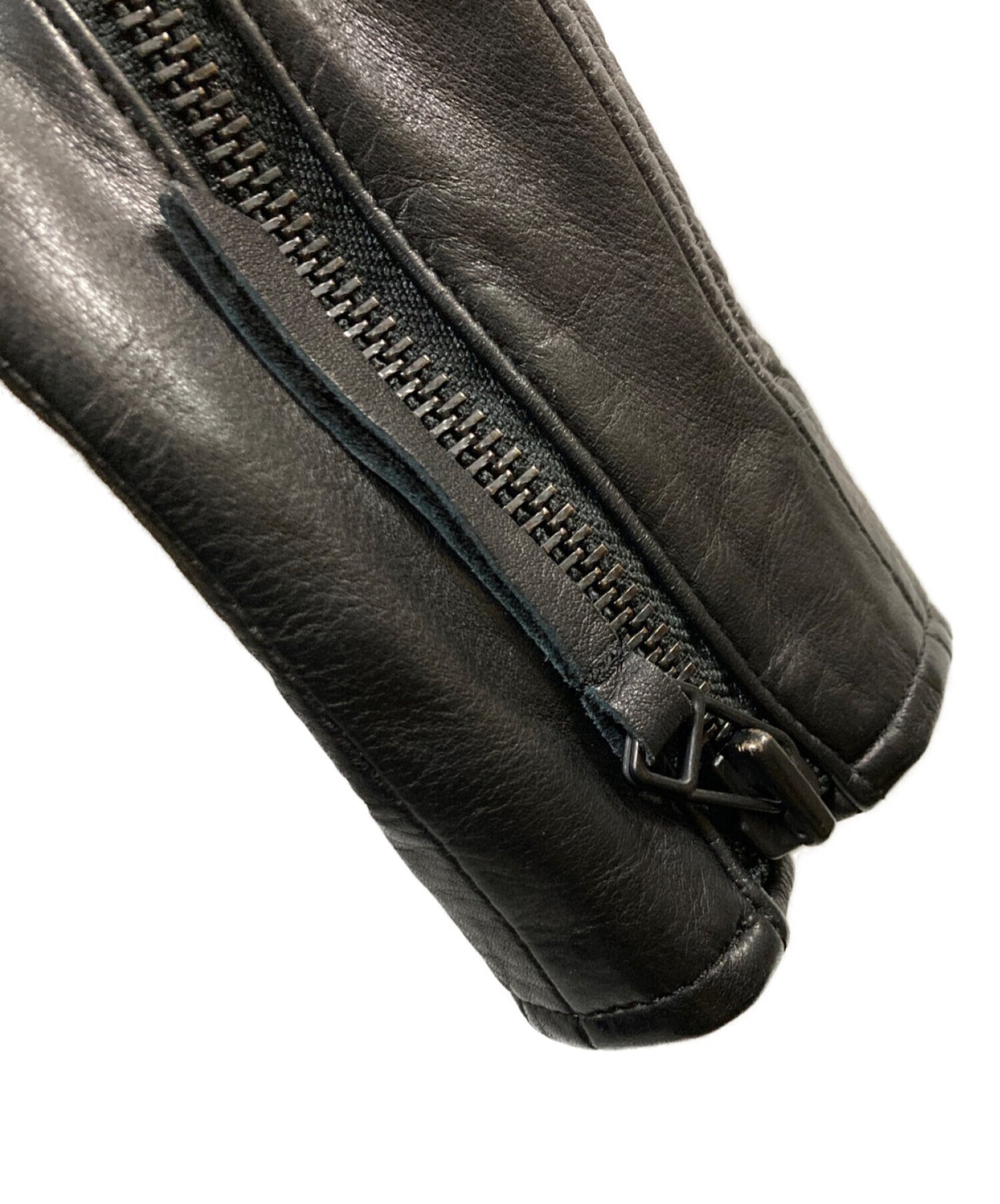 Limi Feu牛皮双骑手夹克LK-J26-700