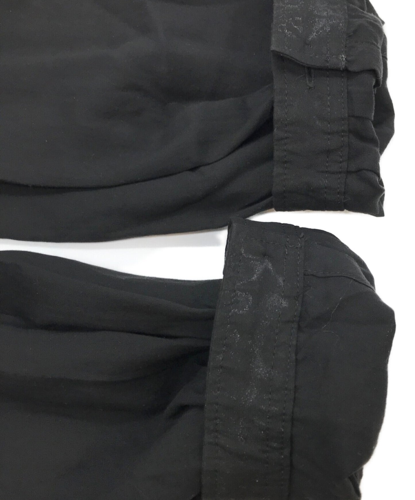 yohji yamamoto 왼쪽과 오른쪽 가슴 개구부와 밴드 HH-B43-814와 함께 Homme 셔츠를 부어