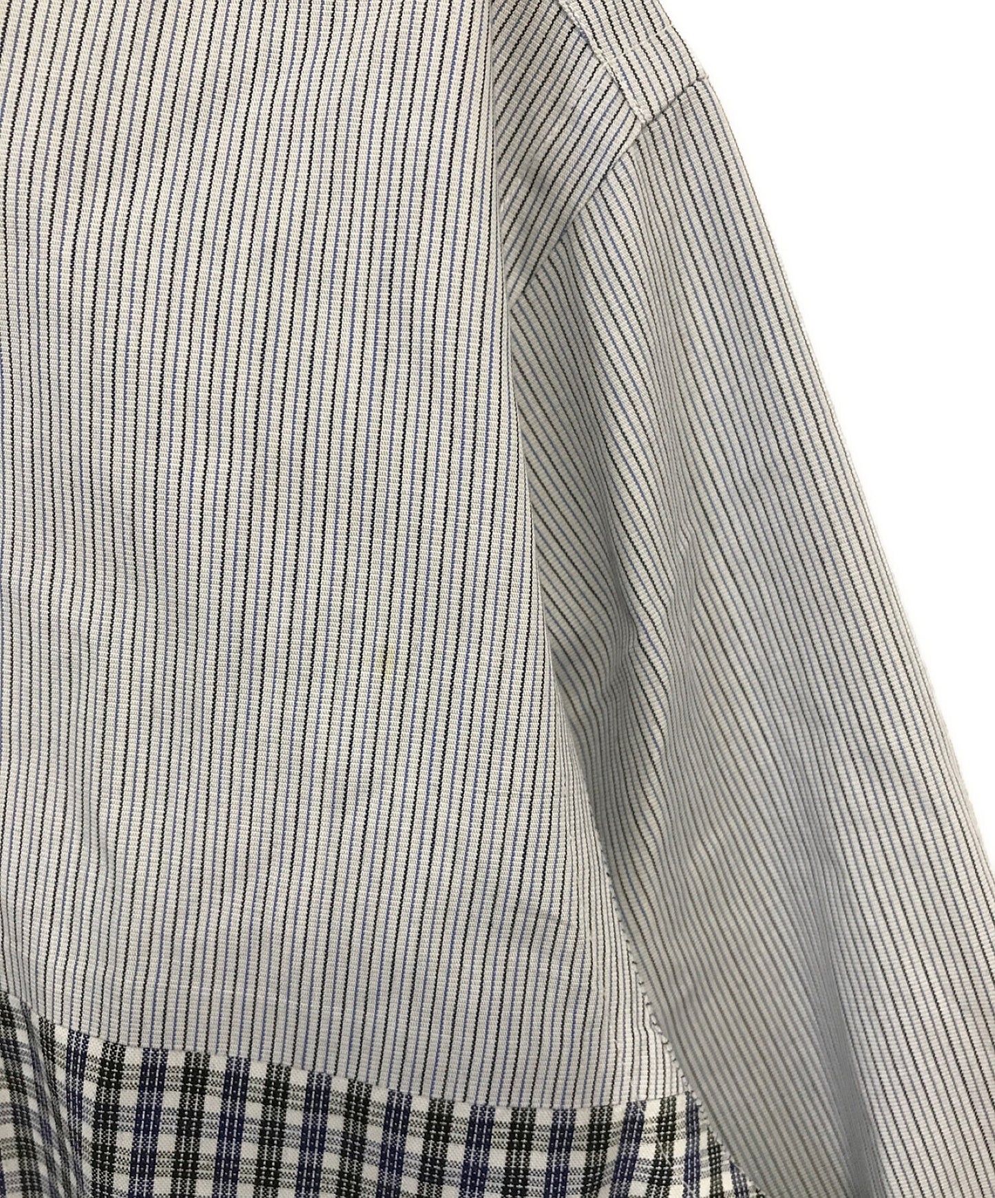 Comme des Garcons切換條紋襯衫HB-020570 / AD1996