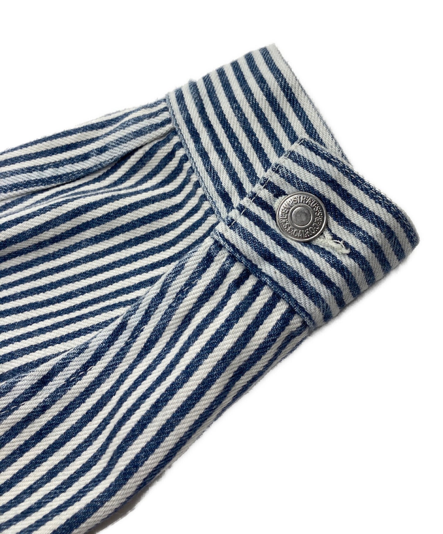 NIGO×LEVI的山核桃条纹卡车司机夹克557xx