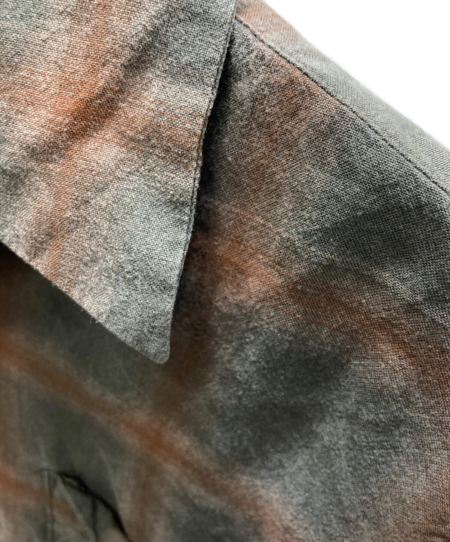 Wacko Maria Ombre ตรวจสอบเสื้อคอเปิด