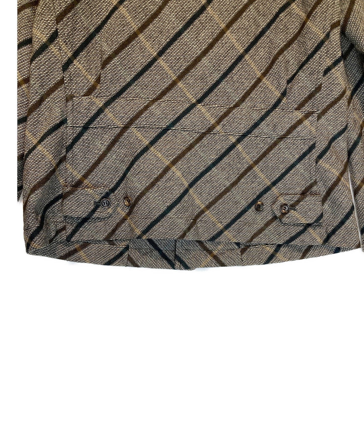 Comme des Garcons Homme Plus Bias Check Check Wool Jacket PJ-04083M