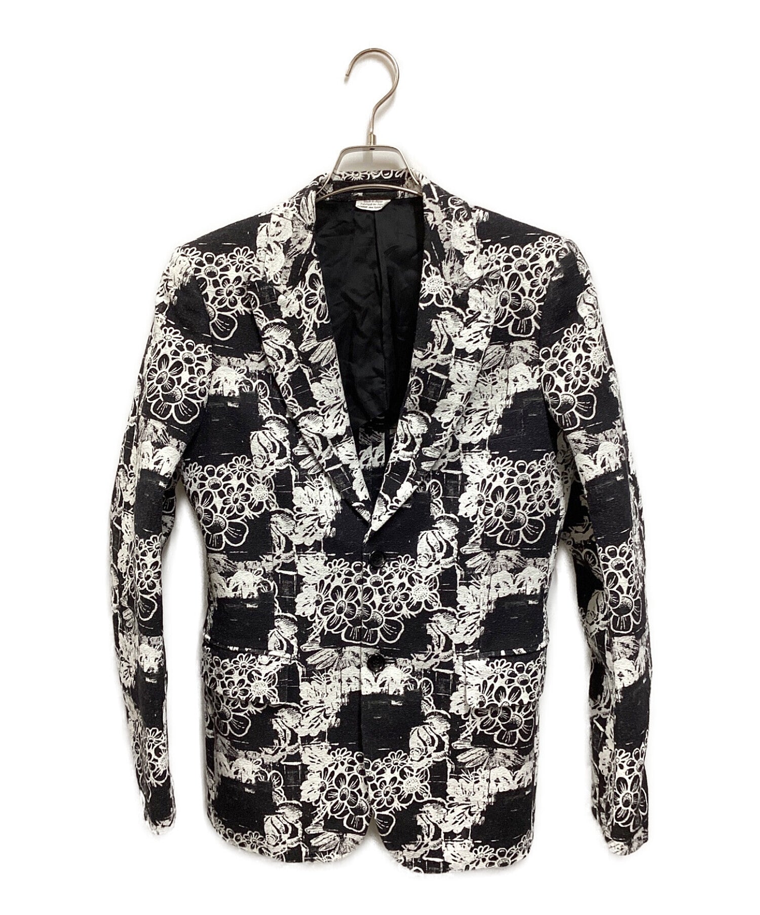 COMME des GARCONS HOMME PLUS 22SS Floral Pattern Tailored Jacket