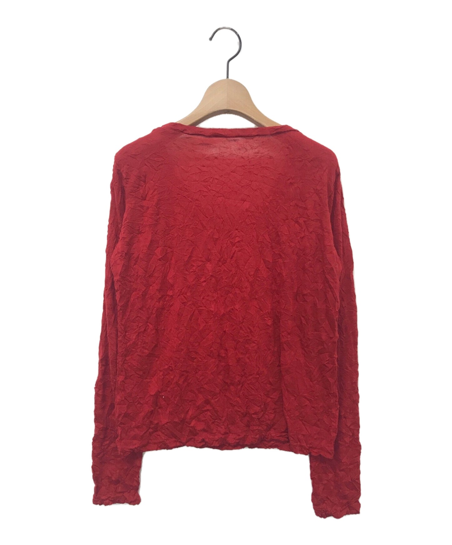 Me Issey Miyake 와셔 가공 긴 슬리브 컷 Mi04JK593