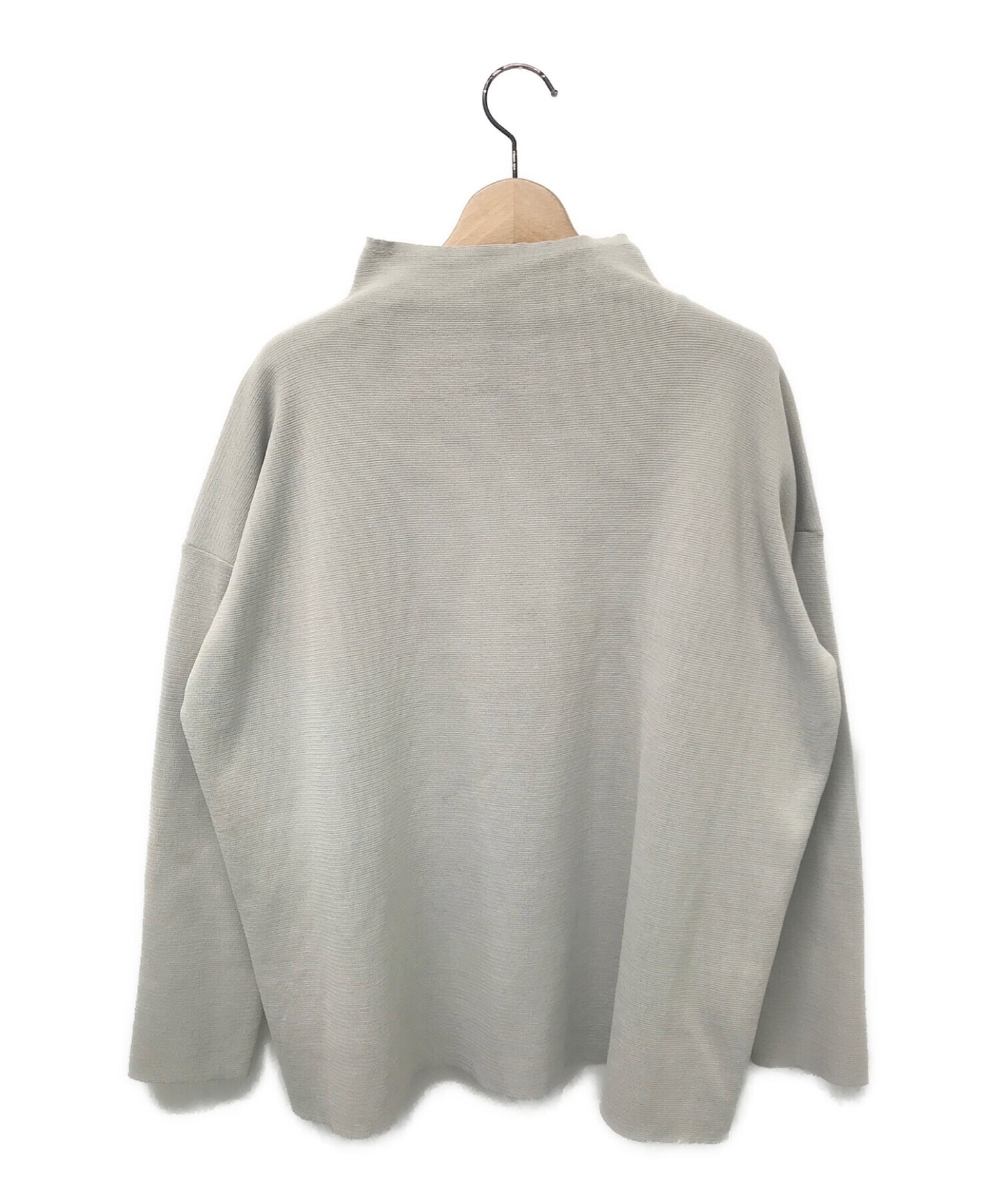 주름은 높은 넥 니트 pp83-kk766을 제발하십시오