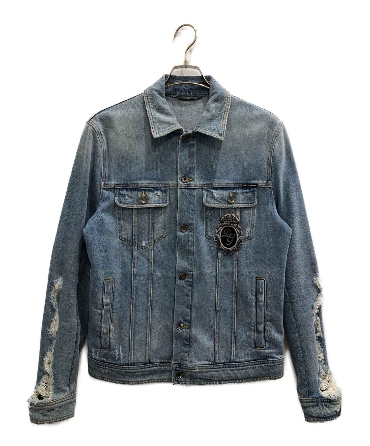 DOLCE & GABBANA Damaged denim jacket G9JC2Z | Archive Factory