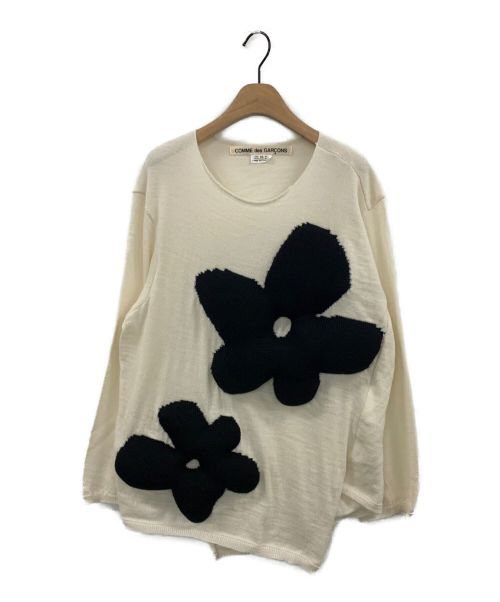 Pre-owned] COMME des GARCONS Floral knit / floral motif sweater GI