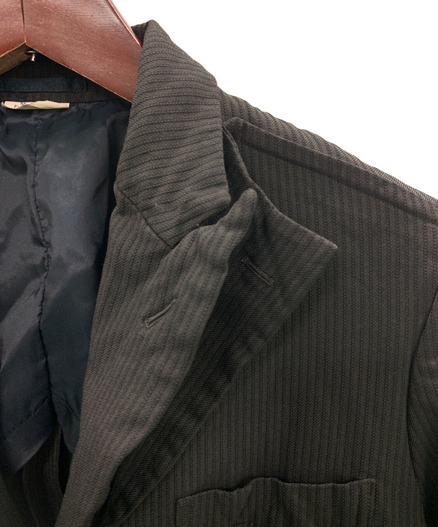 Comme des Garcons homme deux 3b แจ็คเก็ต / แจ็คเก็ตที่ปรับแต่ง db-j025 / ad2018