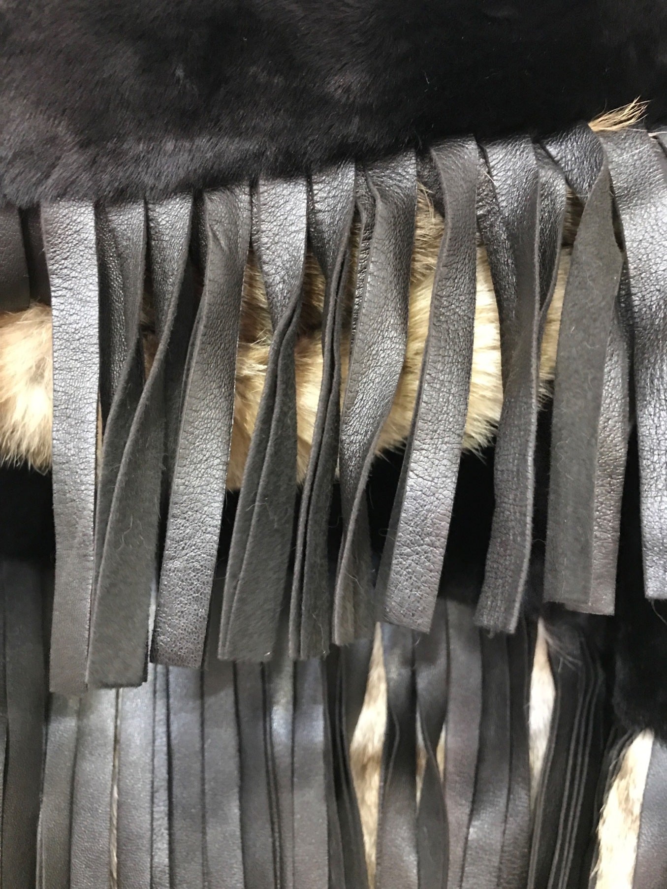 聖勞倫特·巴黎Rive Gauche毛皮外套