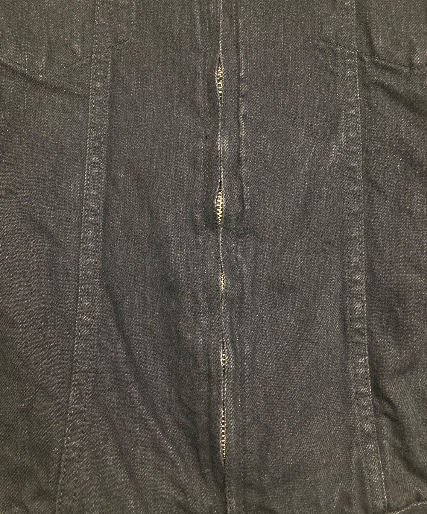 卧底牛仔布拉链夹克09206