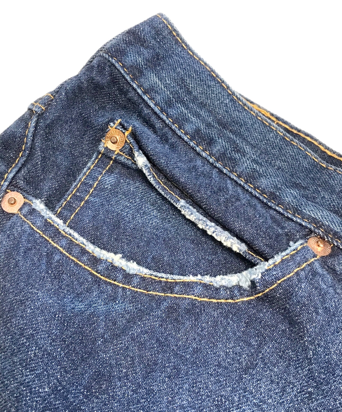 Junya Watanabe Comme Des Garcons Denim Sarouel 바지 JZ-S203