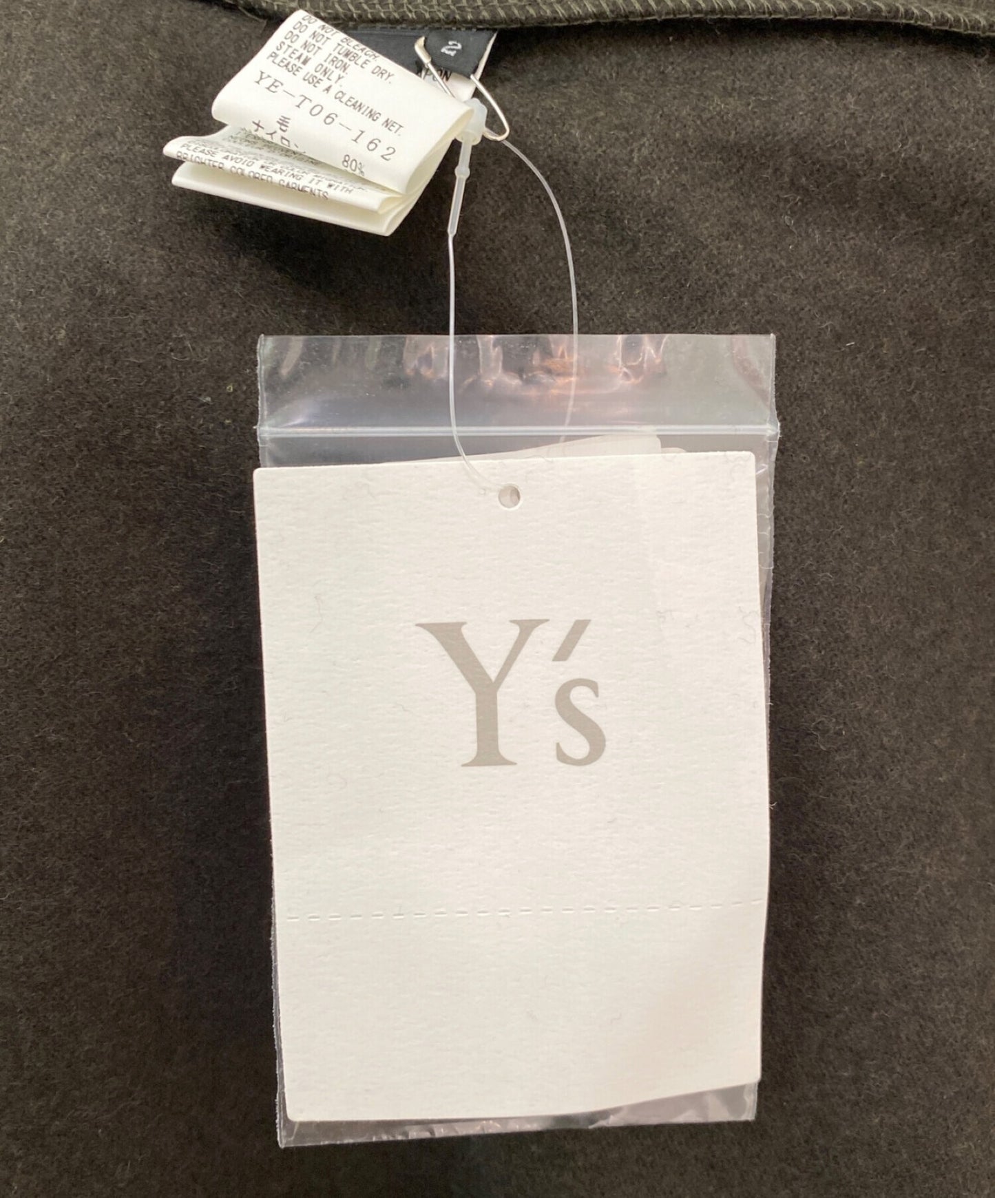 Y的中间平原针纽扣戴连帽长t/针织派克packa ye-t06-162-1