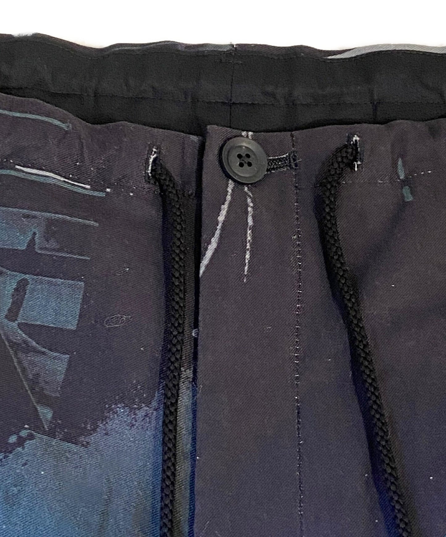 블랙 스캔들 요지 야마모토 22SS 여성 유죄 판결 701 전갈 허리 끈 바지 hg-p23-054