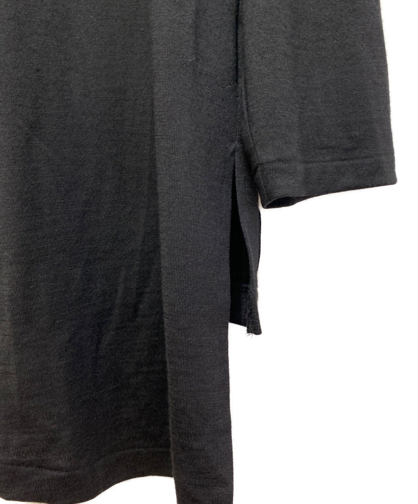 監管Yohji Yamamoto男子48 WASHABLE SOVEREY RE NANAMEHAGI海領HV-T58-170