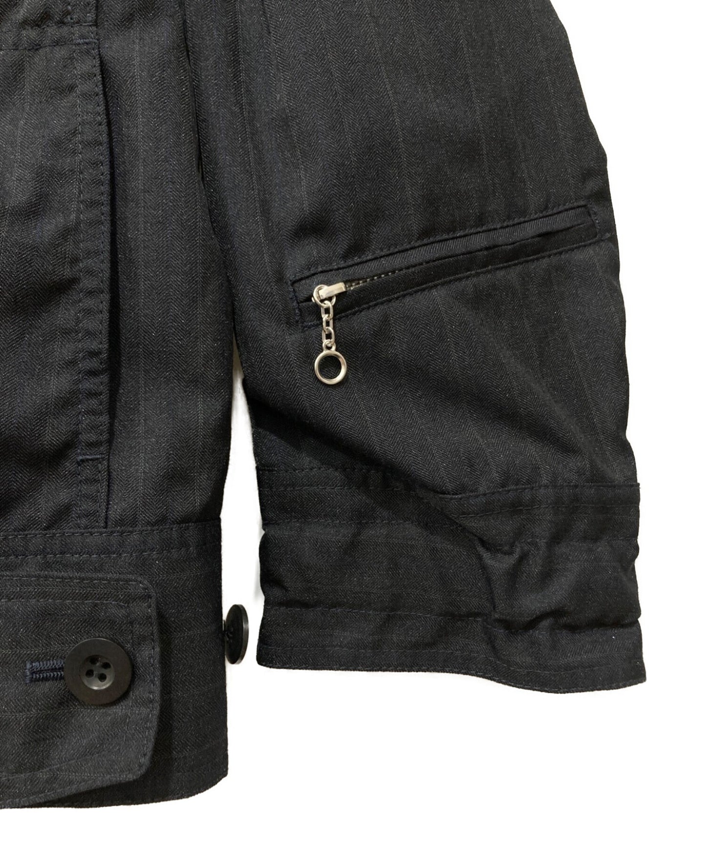 COMME DES GARCONS JUNYA WATANABE MAN RAMIE Stripe Jacket J023 / AD2021 / 22SS