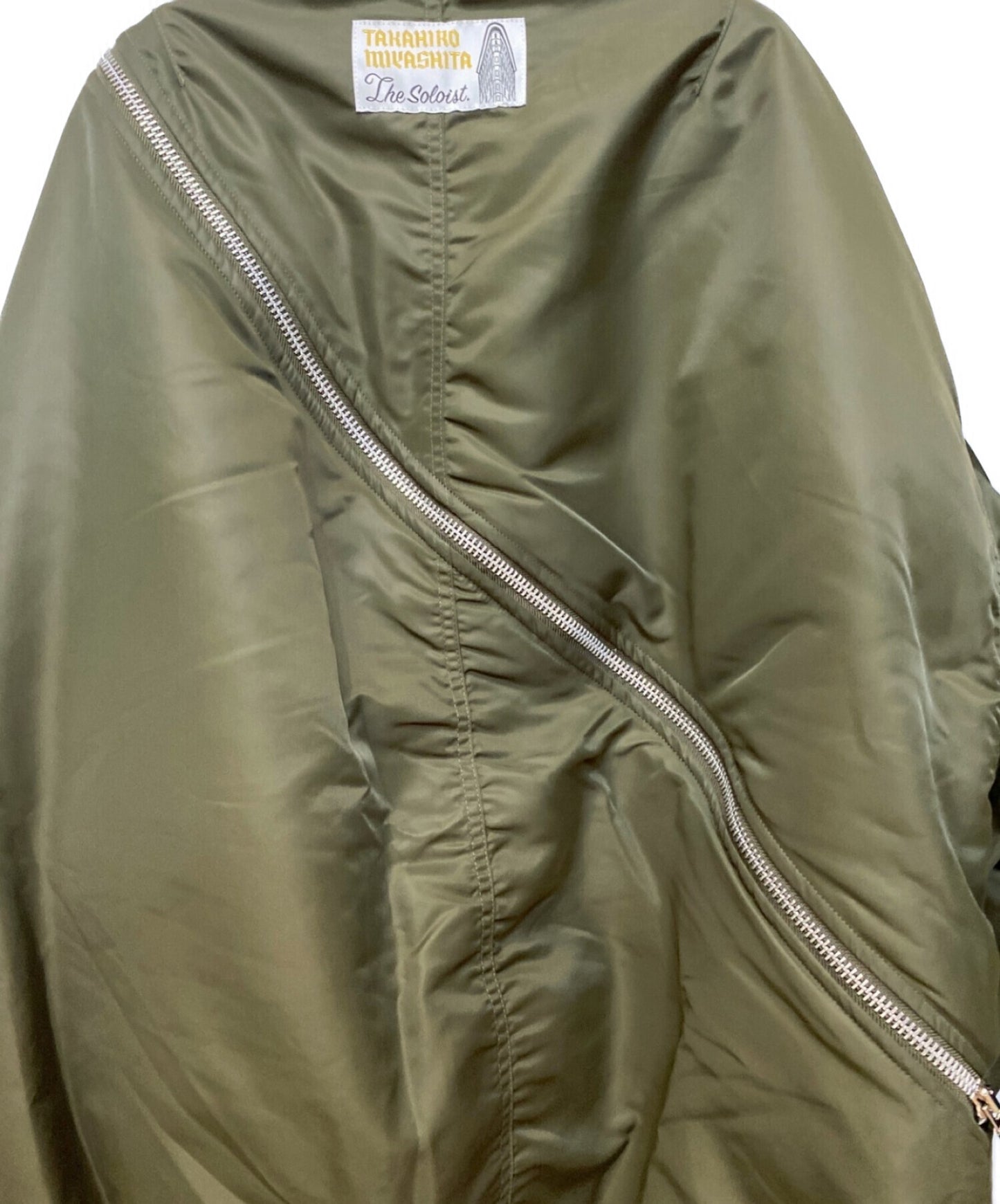 Takahiromiyashita Thesoloist. 22AW/이중 지퍼 풍선 모양의 폭격기 재킷 SJ.0014AW22