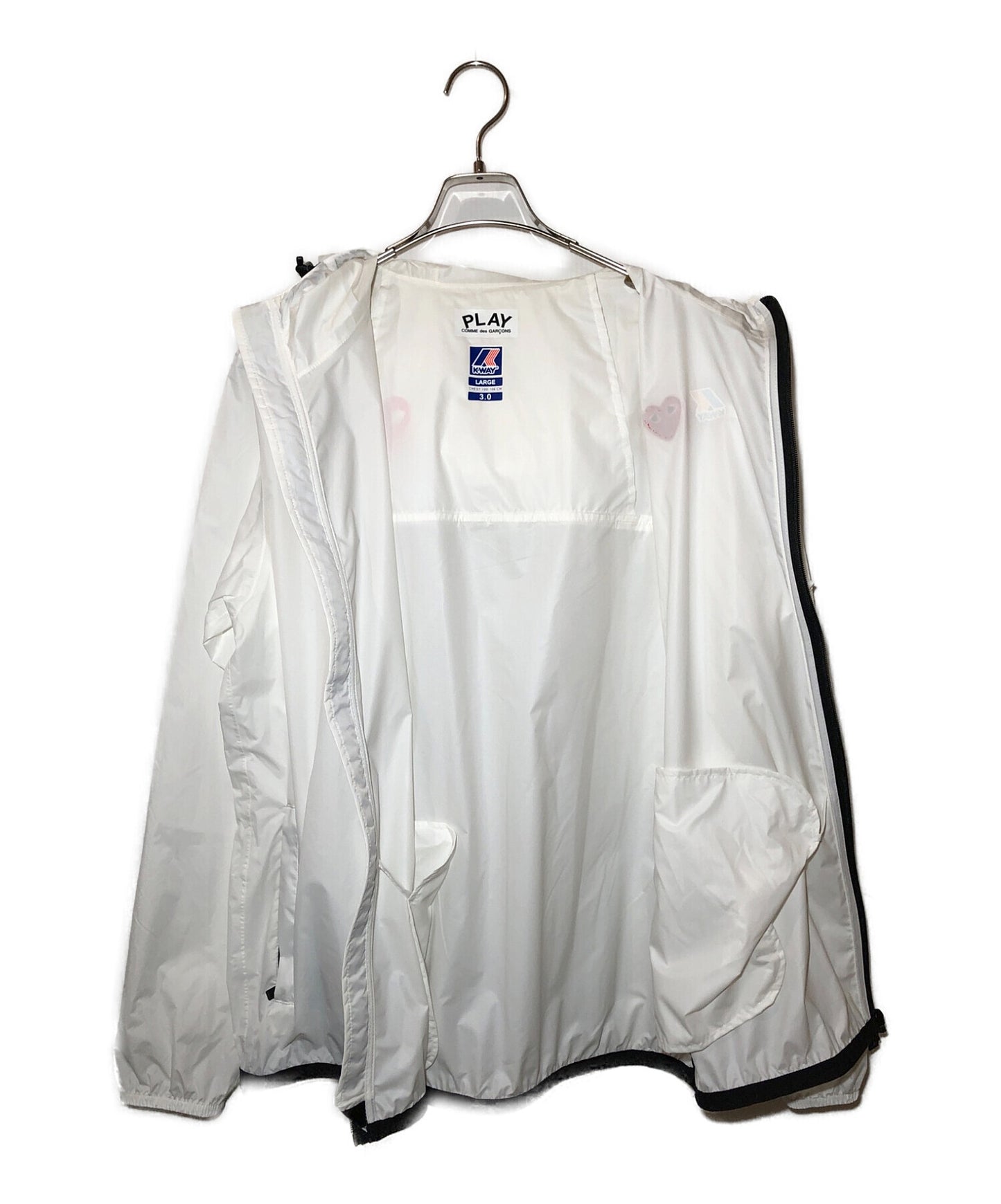 玩Comme des Garcons连帽衫全拉链夹克