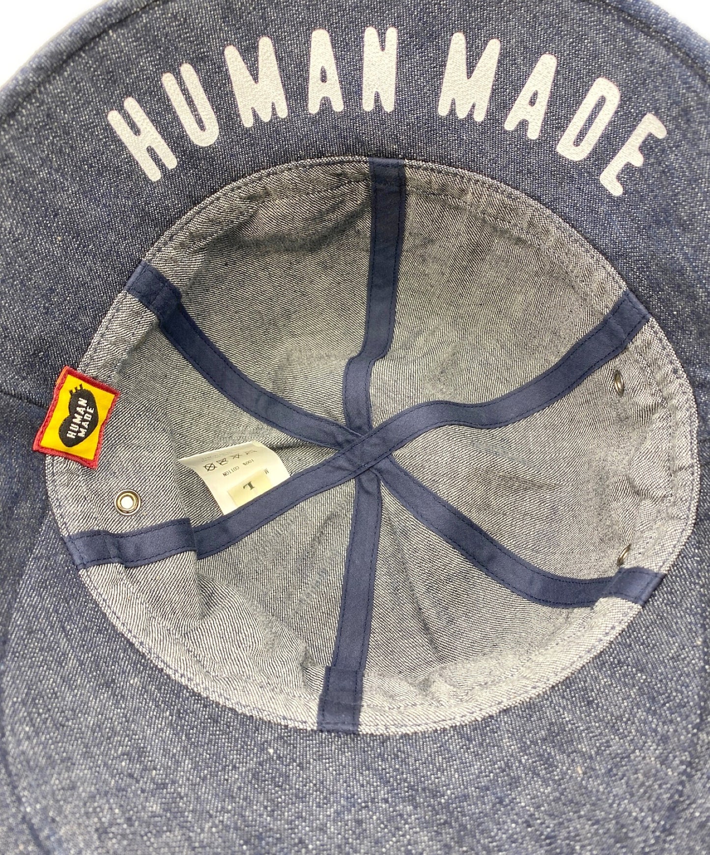 人製造的牛仔桶帽