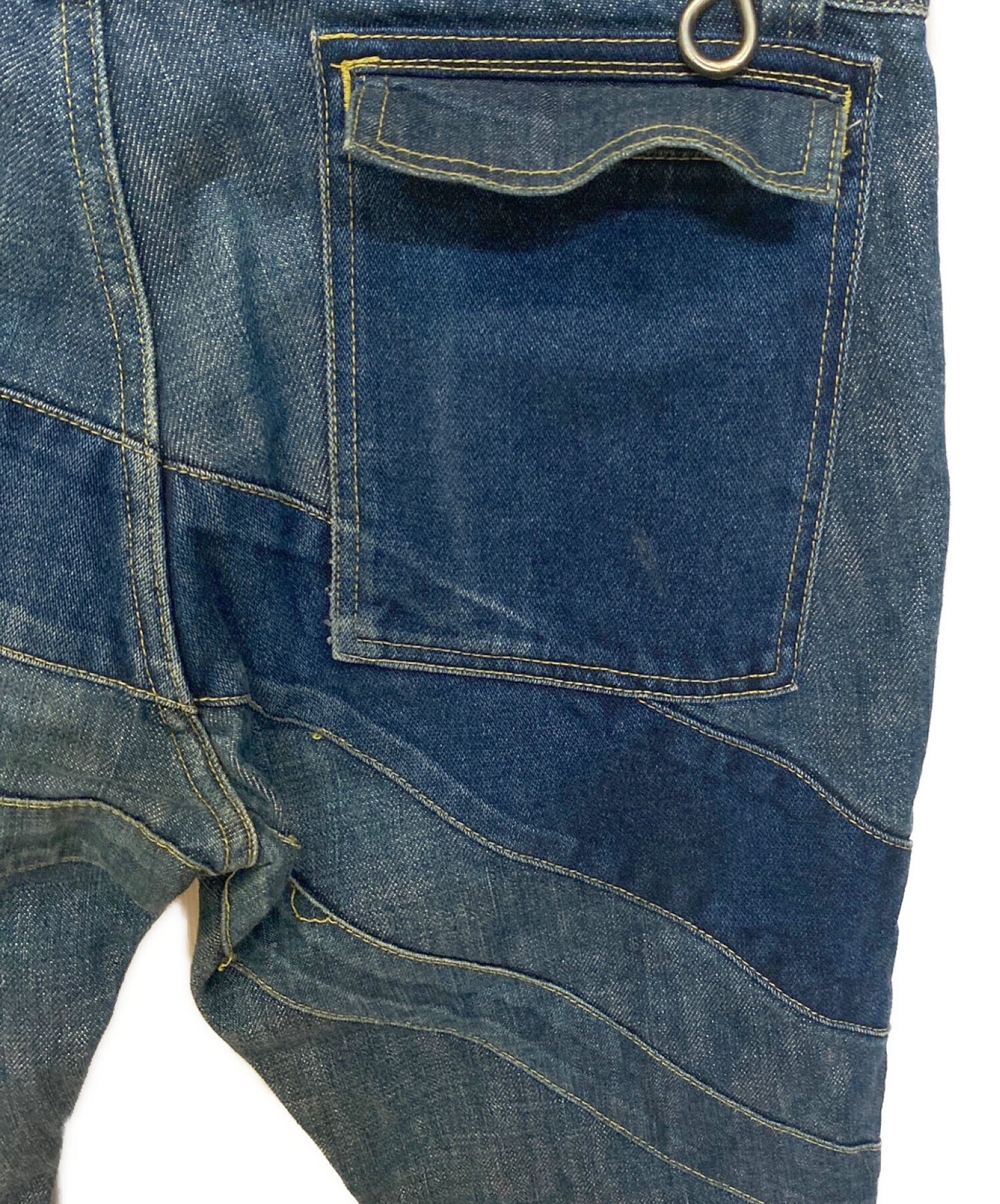 비밀 패치 워크 데님 바지 S225