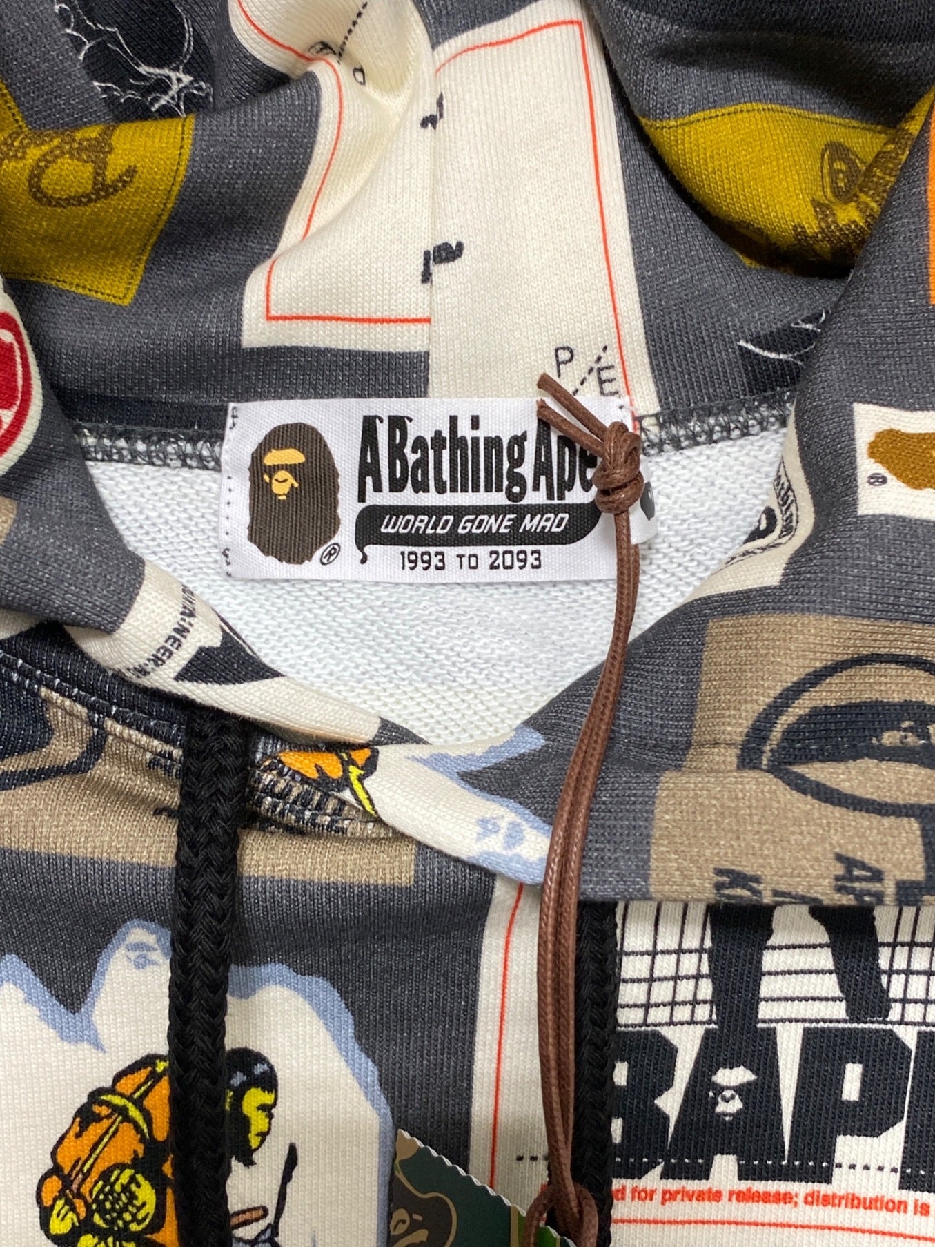 목욕 원숭이 멀티 라벨 편안한 풀오버 까마귀