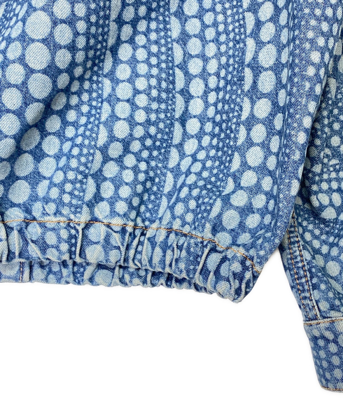 Louis Vuitton Allover Pumpkin Denim Blouson Hoa30W