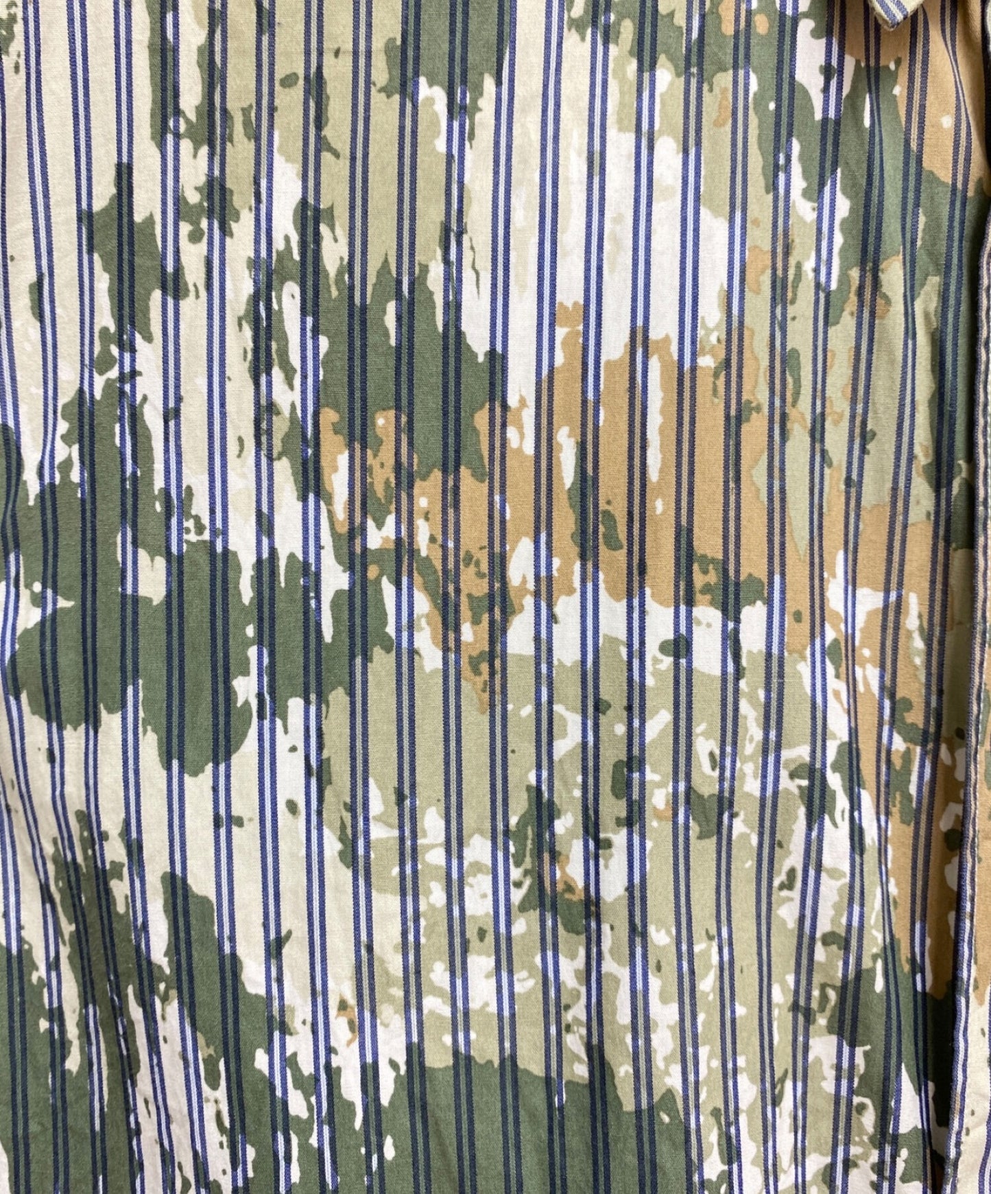 Comme des Garcons衬衫伪装打印衬衫S20024