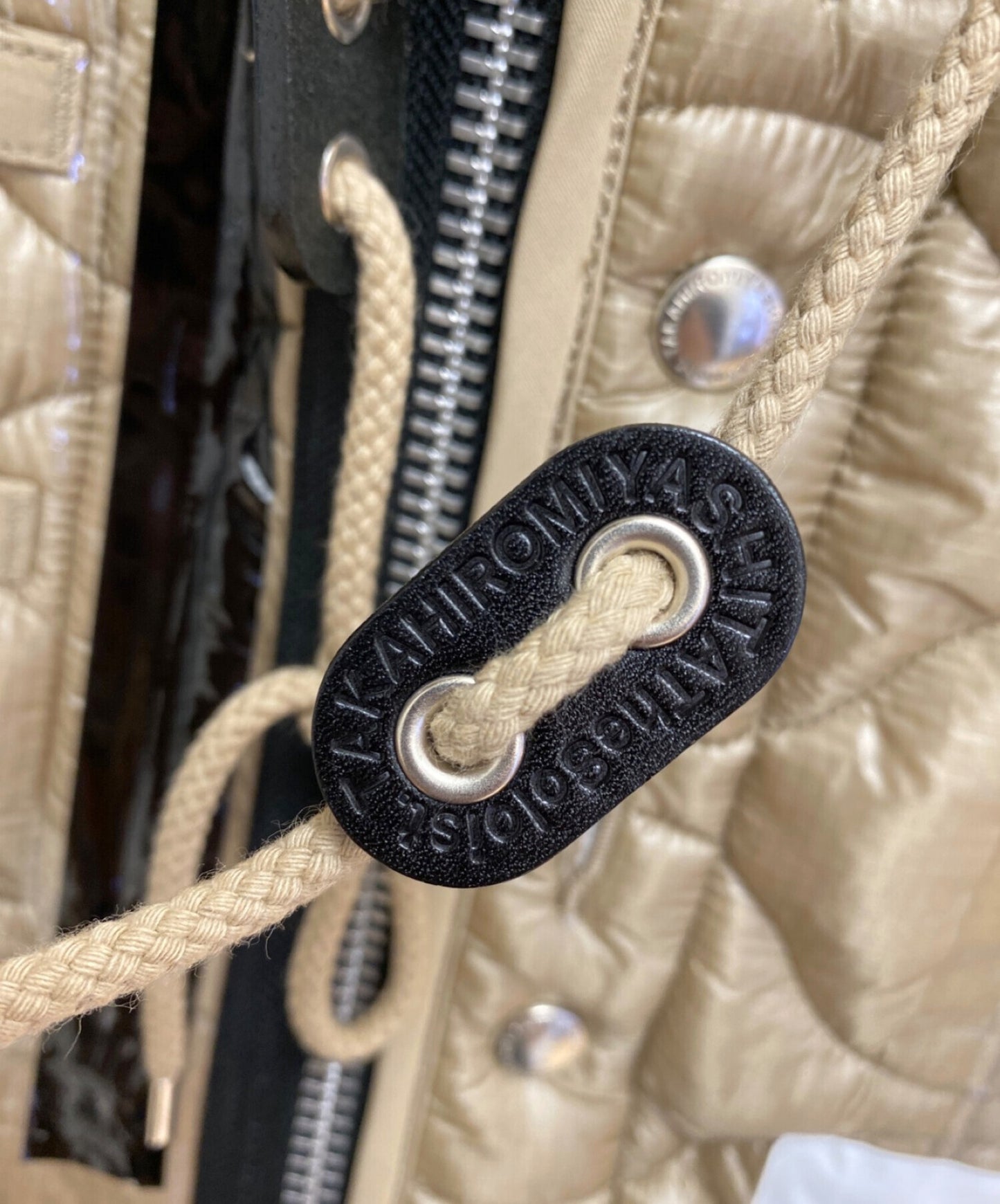 Takahiromiyashita Thesoloist. 퀼트 내부 버그 스커트 SJ.0020SS22