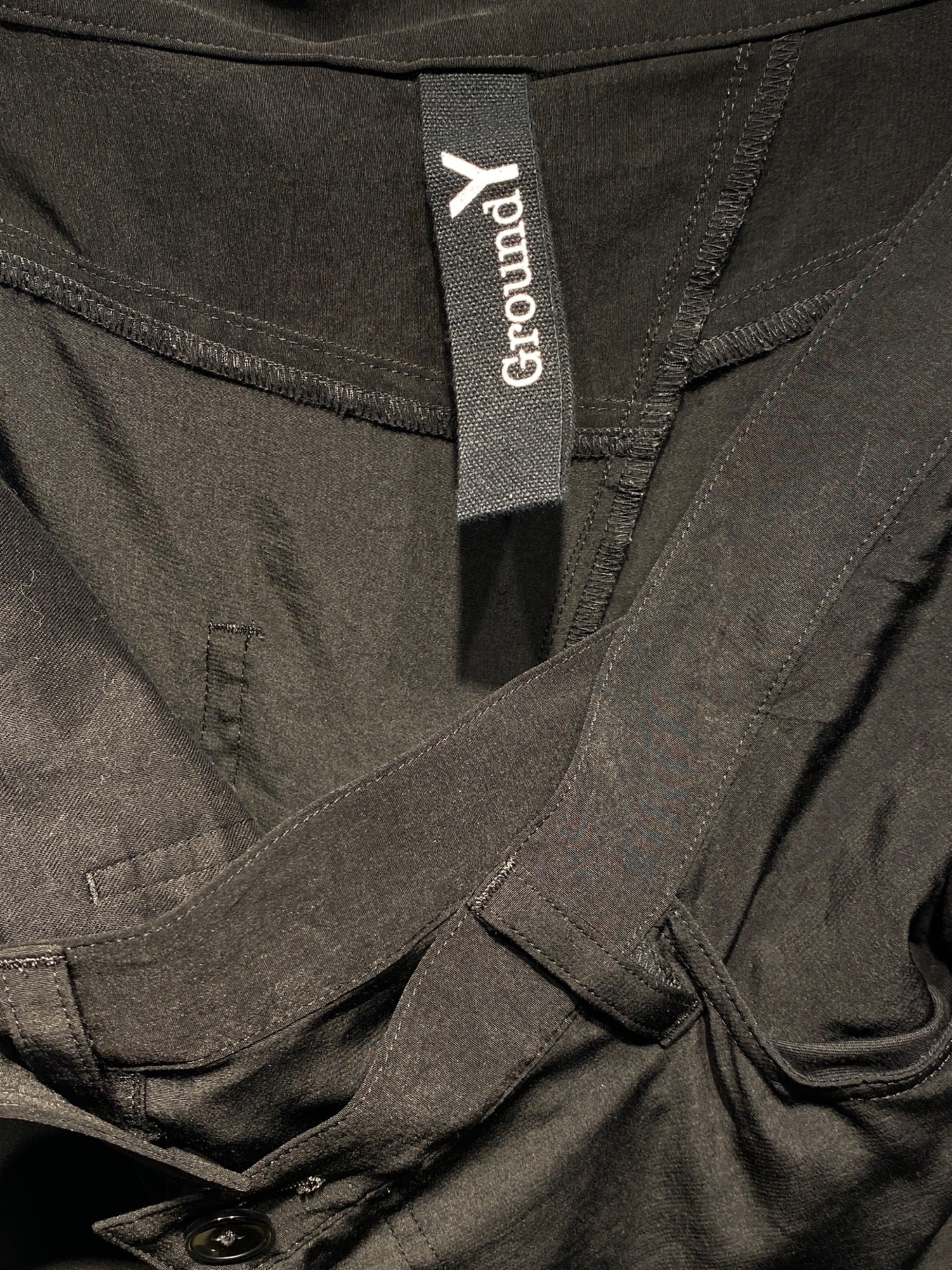 地面Y 23SS复古Decyne腰部举起一条肩裤GI-P08-500